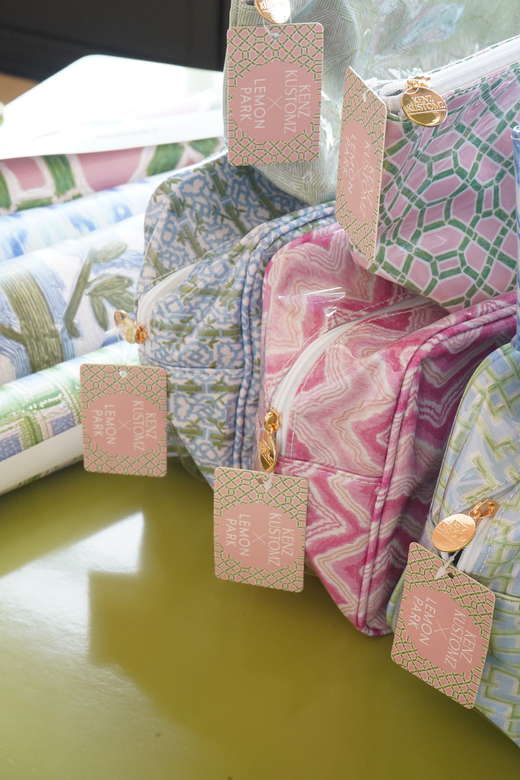 Clear Coat Toiletry Bags x Lemon Park | Customizable
