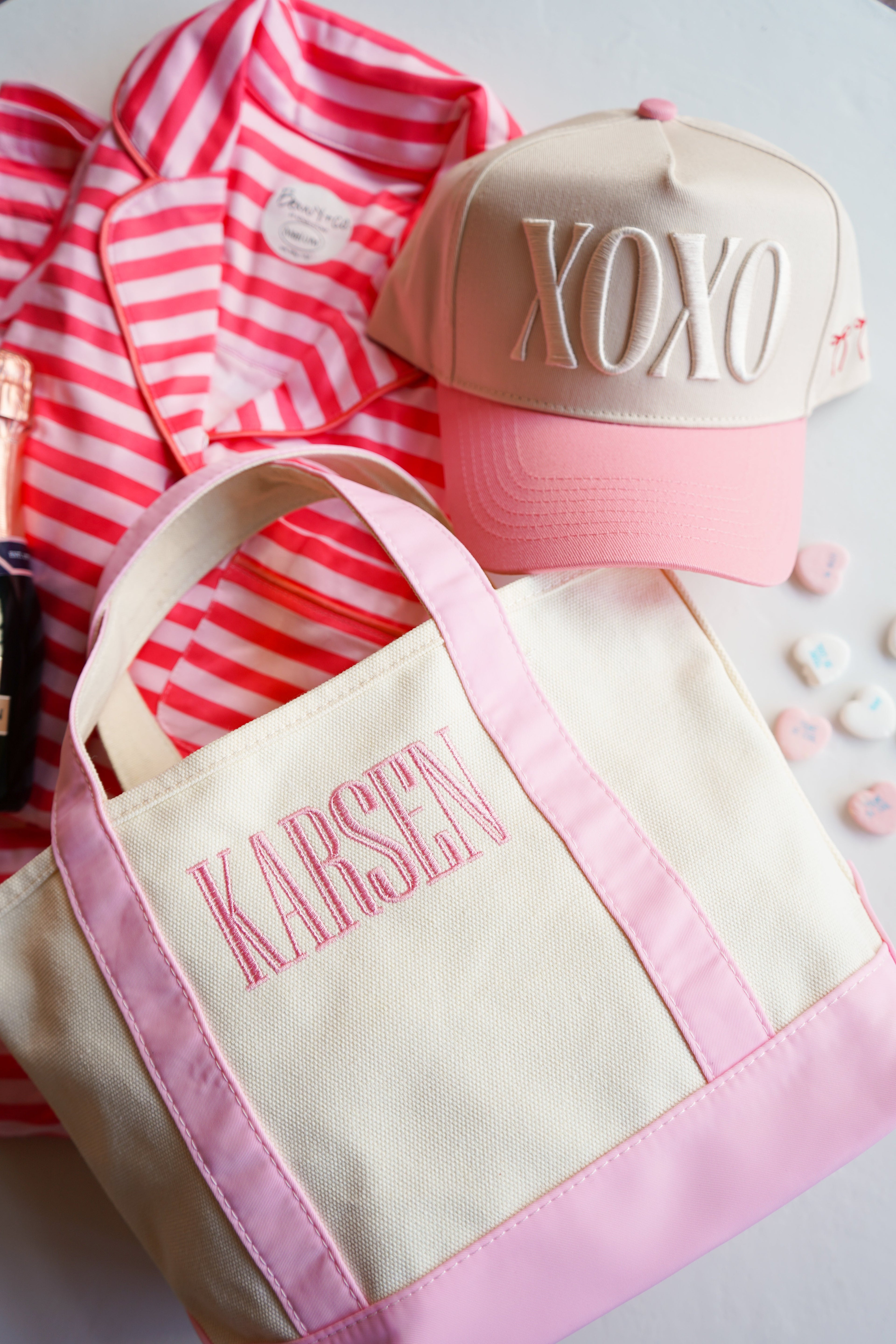 Mini Canvas Tote - Embroidered