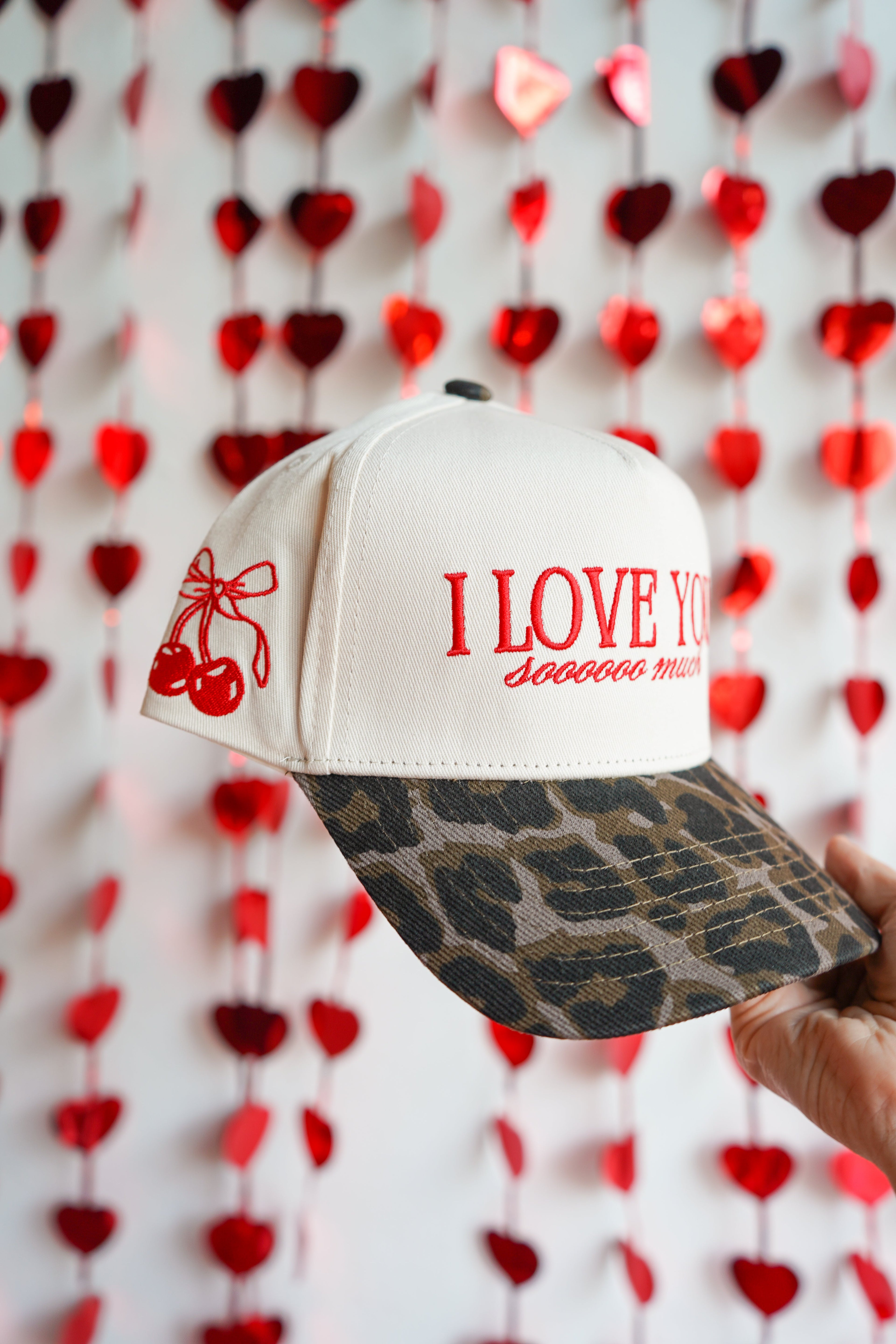 I Love You Sooooo Much - Leopard Vintage Hat
