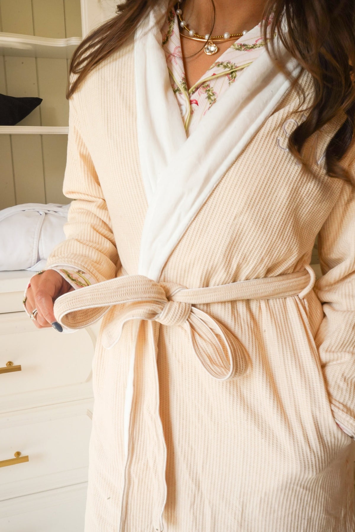 Plush Waffle Robe