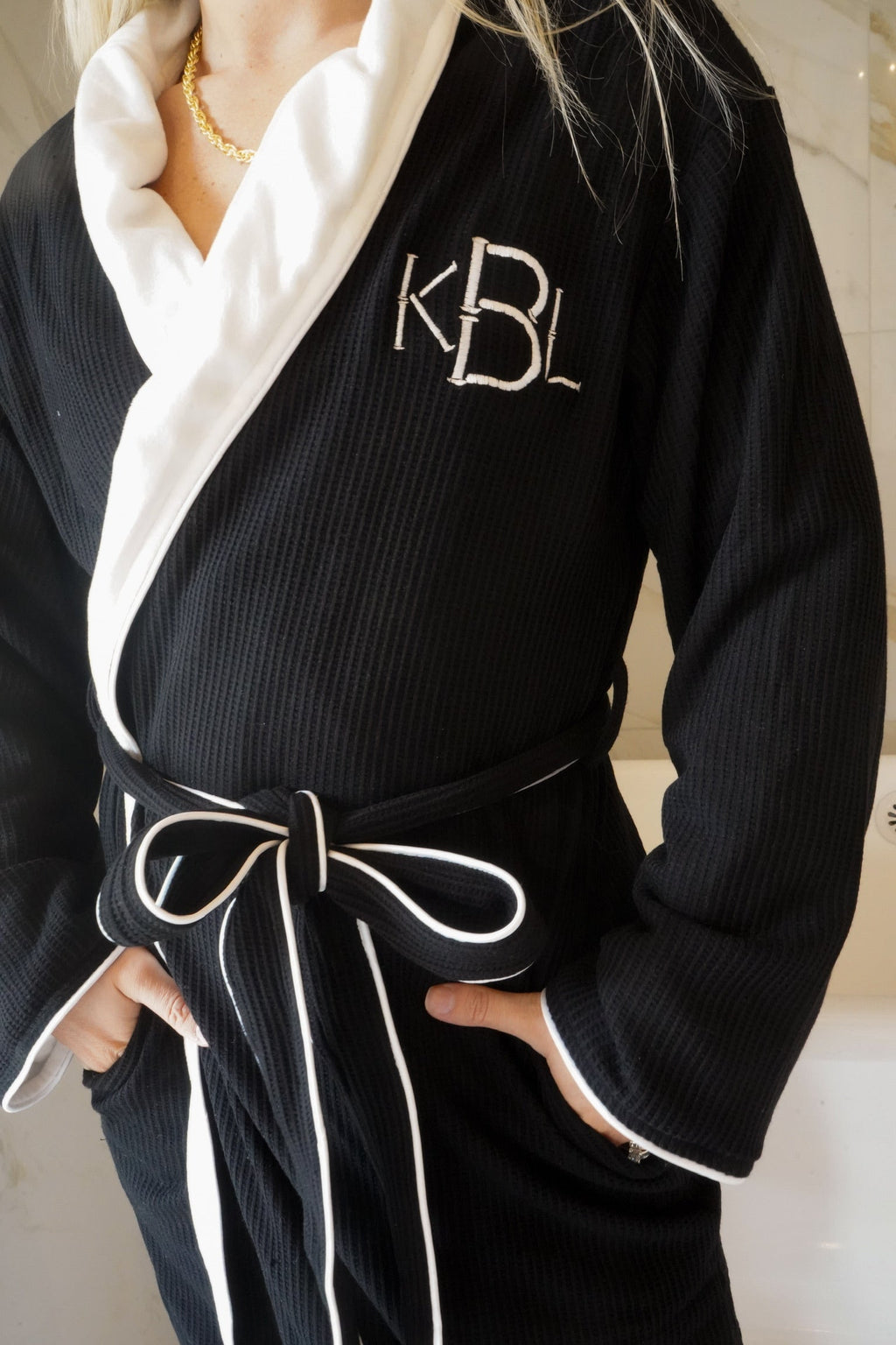 Plush Waffle Robe