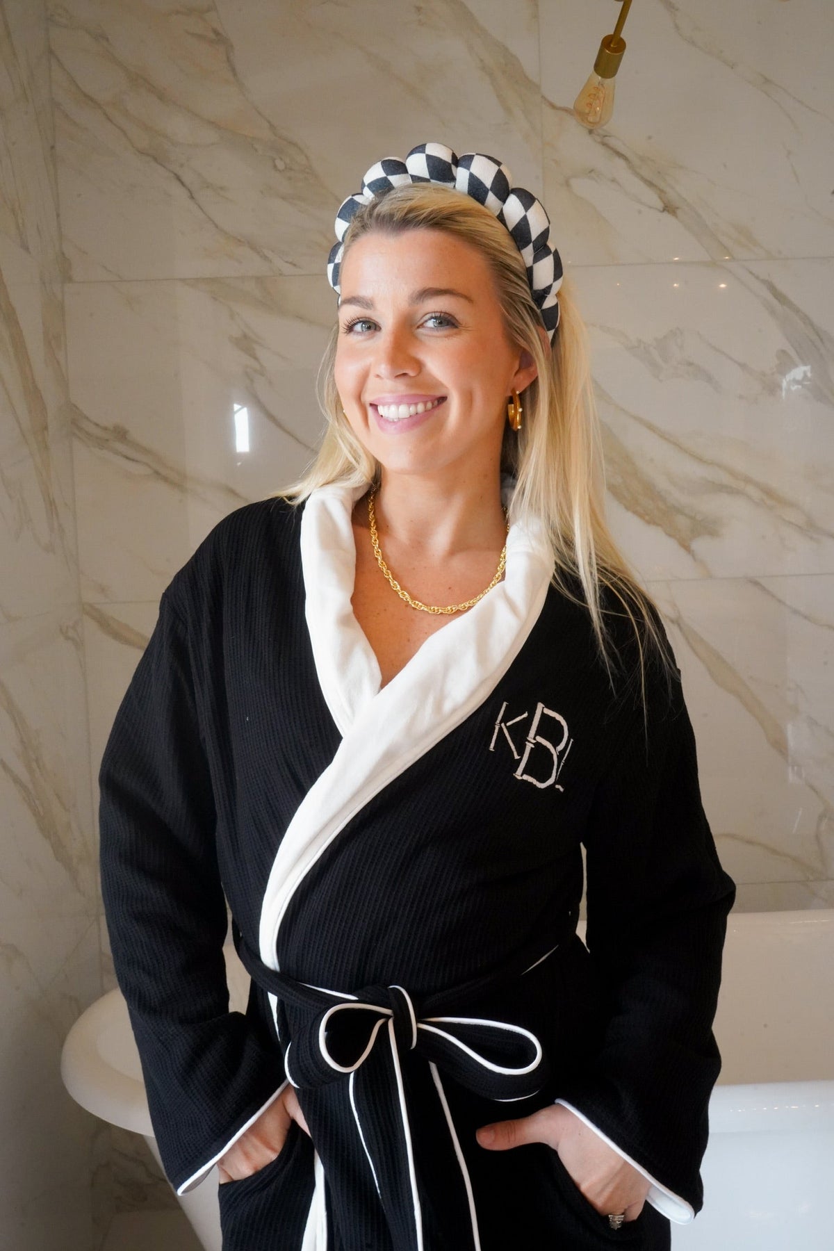 Plush Waffle Robe