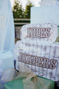 Diapers + Wipes Western Blues Clear Coat - Bundle