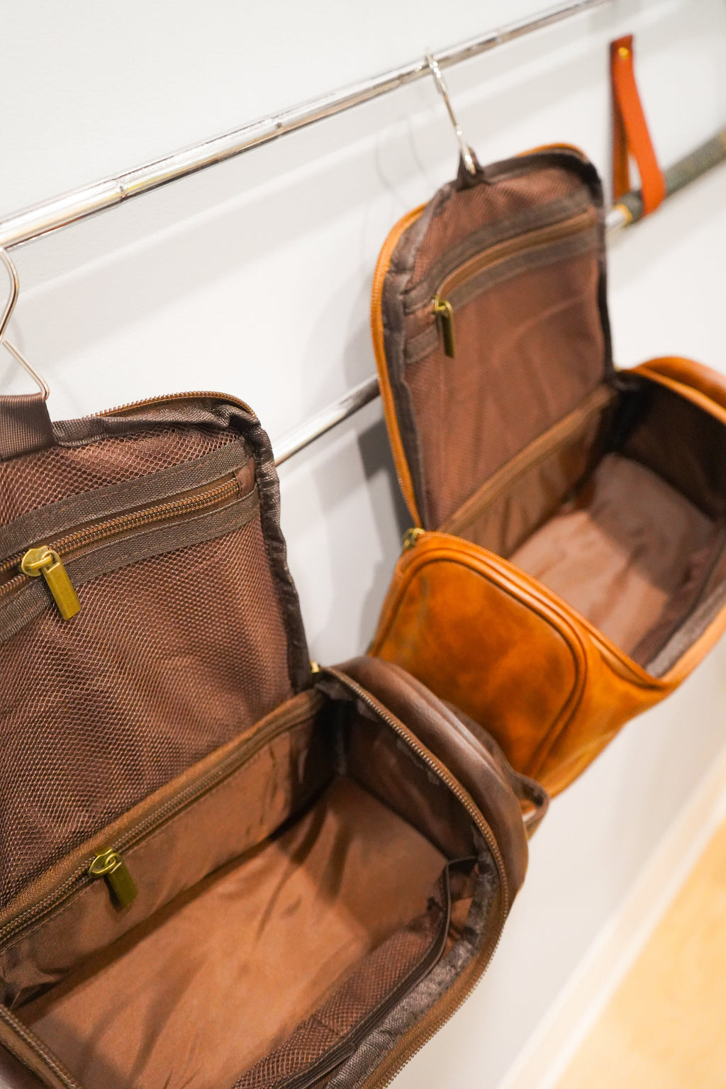 Men's Faux Leather Dopp Kit