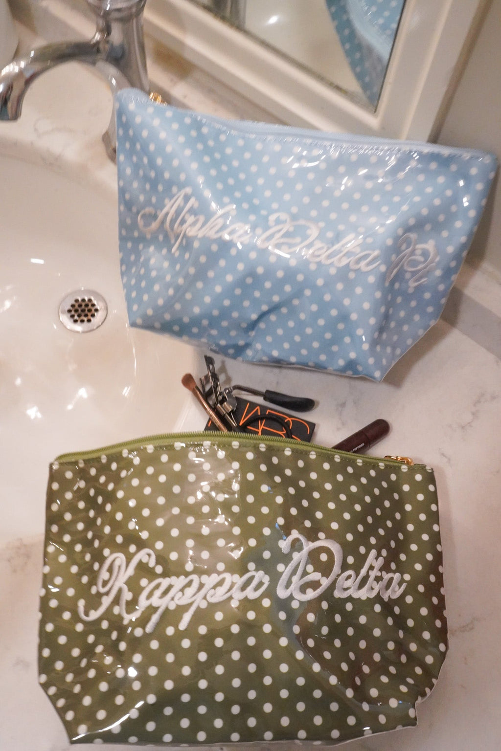Sorority Clear Coat Toiletry Bag
