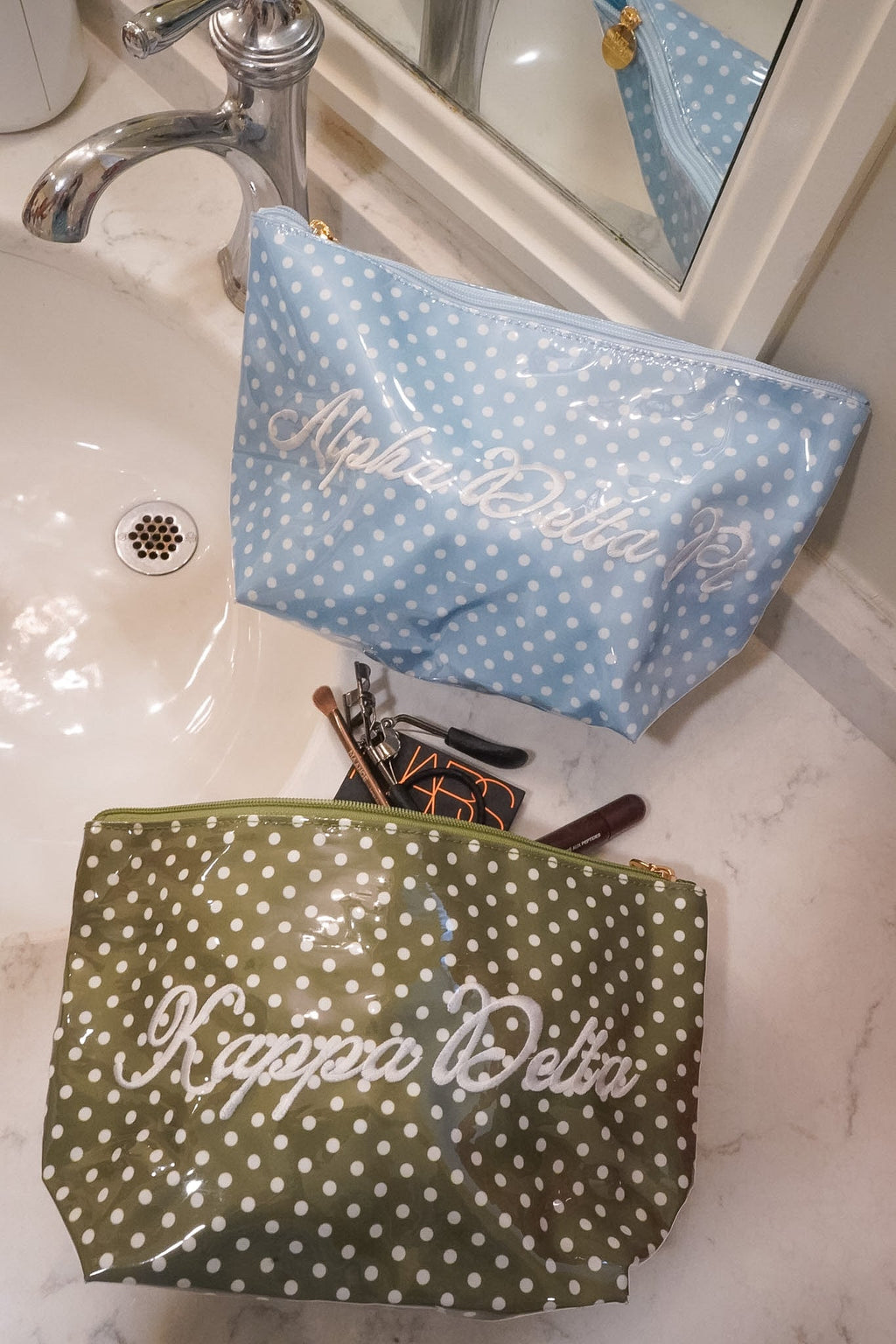 Sorority Clear Coat Toiletry Bag