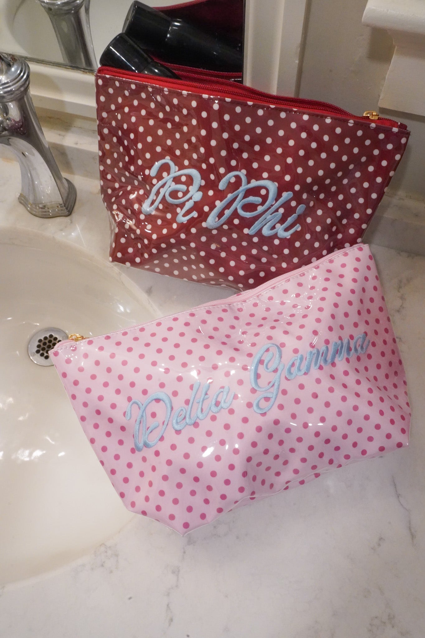 Sorority Clear Coat Toiletry Bag