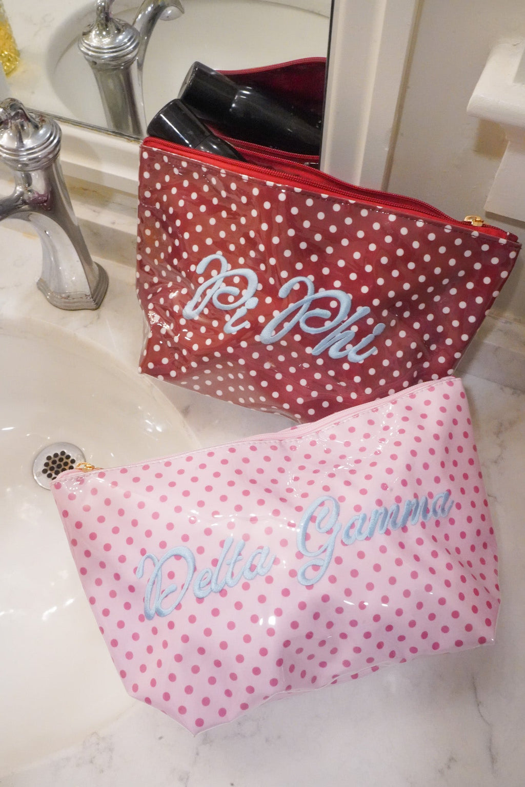 Sorority Clear Coat Toiletry Bag
