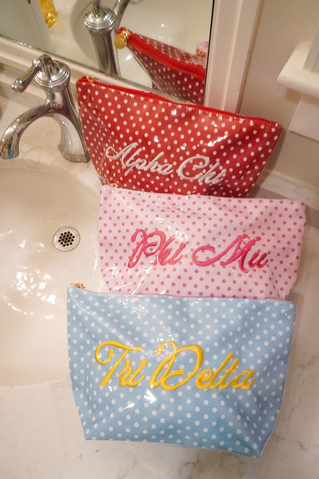 Sorority Clear Coat Toiletry Bag