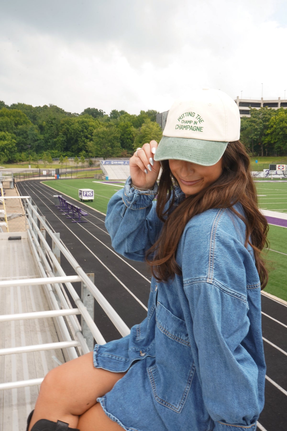 Putting The Champ In Champagne - Dad Cap
