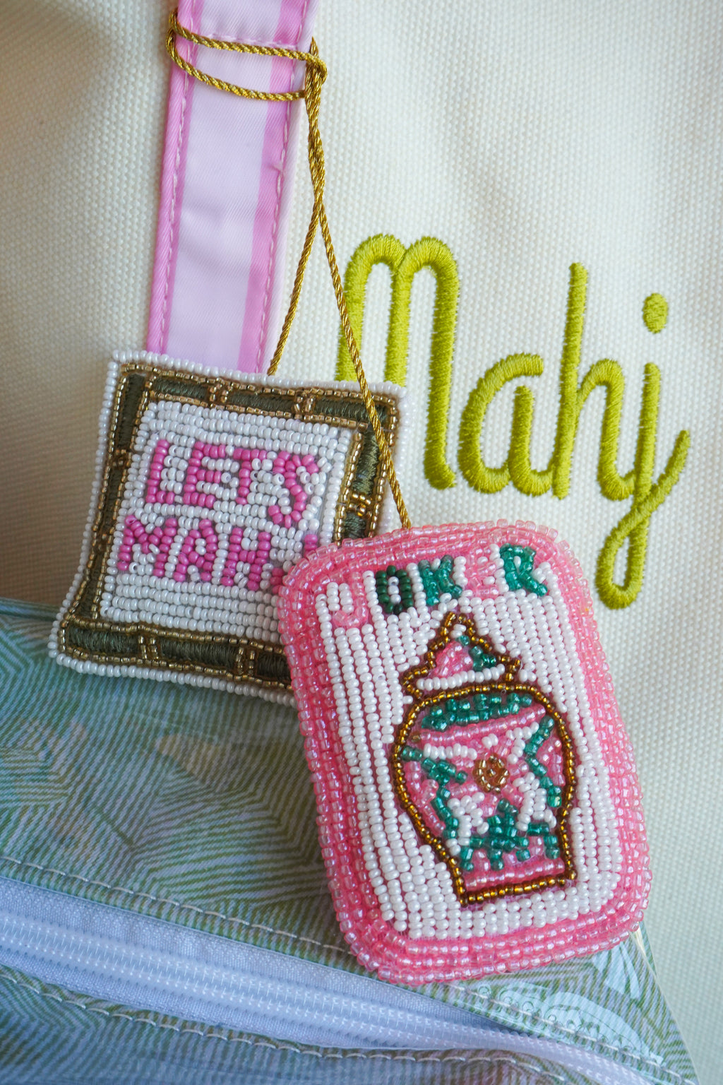 Hobbies Beaded Bag Charms