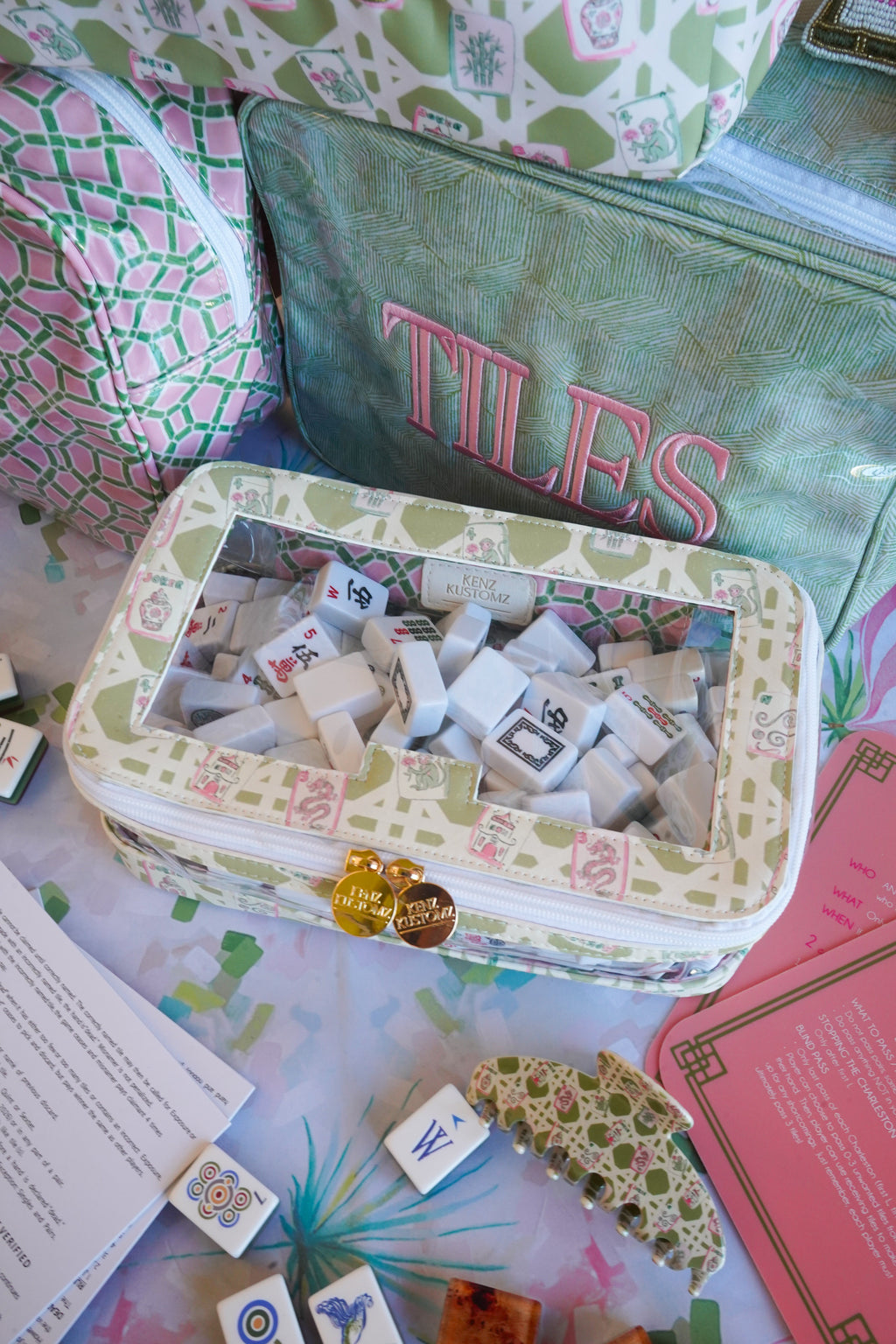 Mahjong Tile Storage Bag