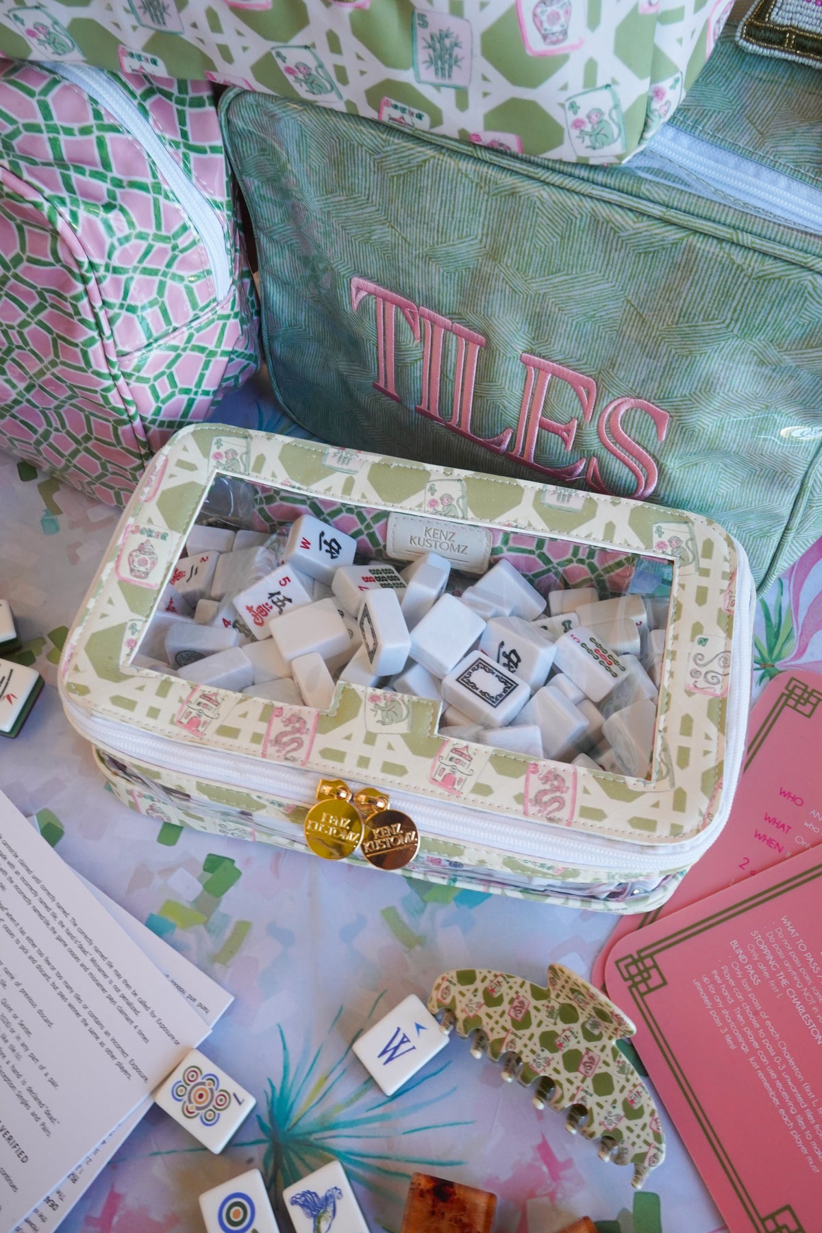 Mahjong Tile Storage Bag