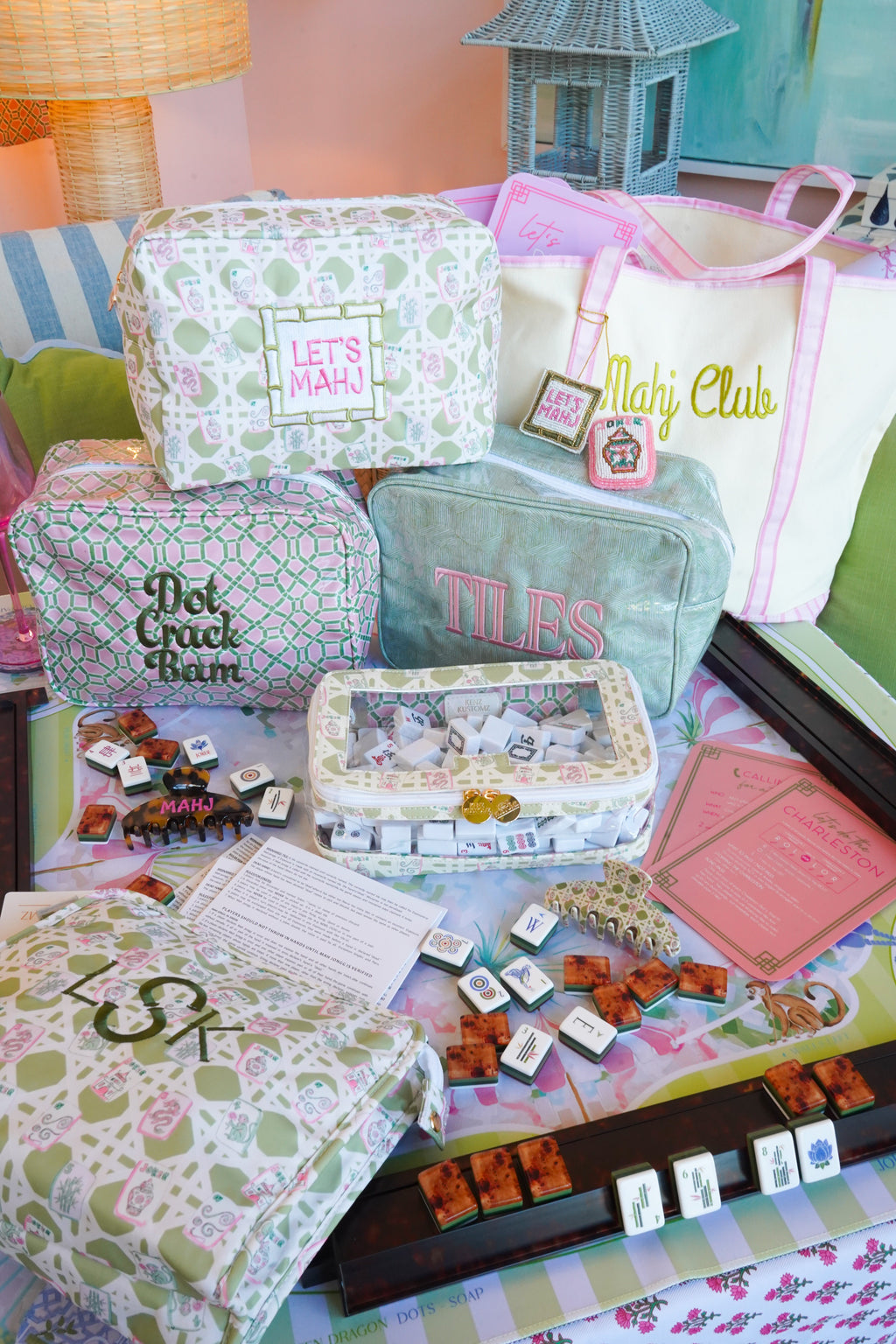 Mahjong Tile Storage Bag