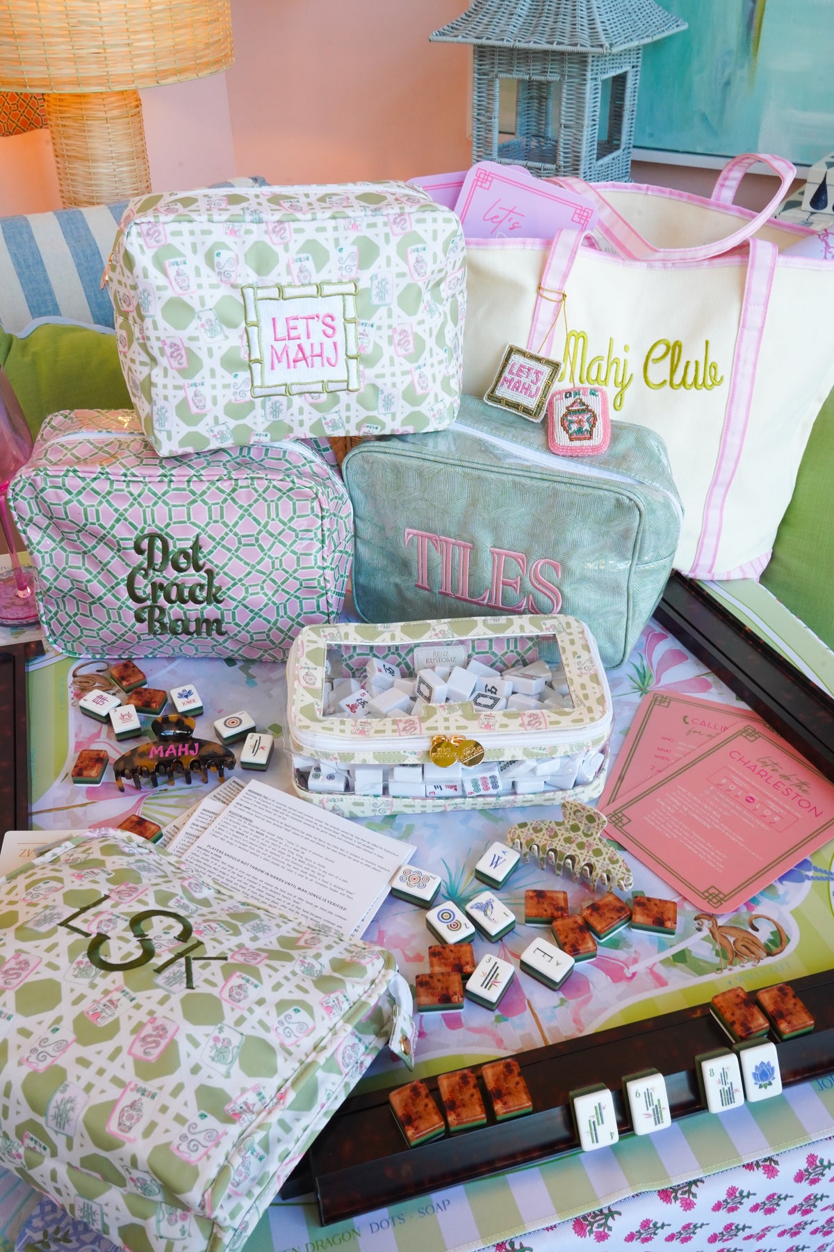 Mahjong Tile Storage Bag