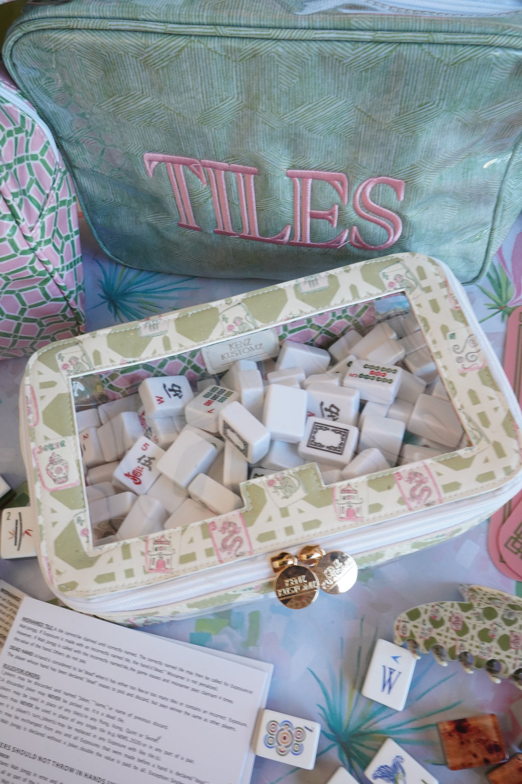 Mahjong Tile Storage Bag