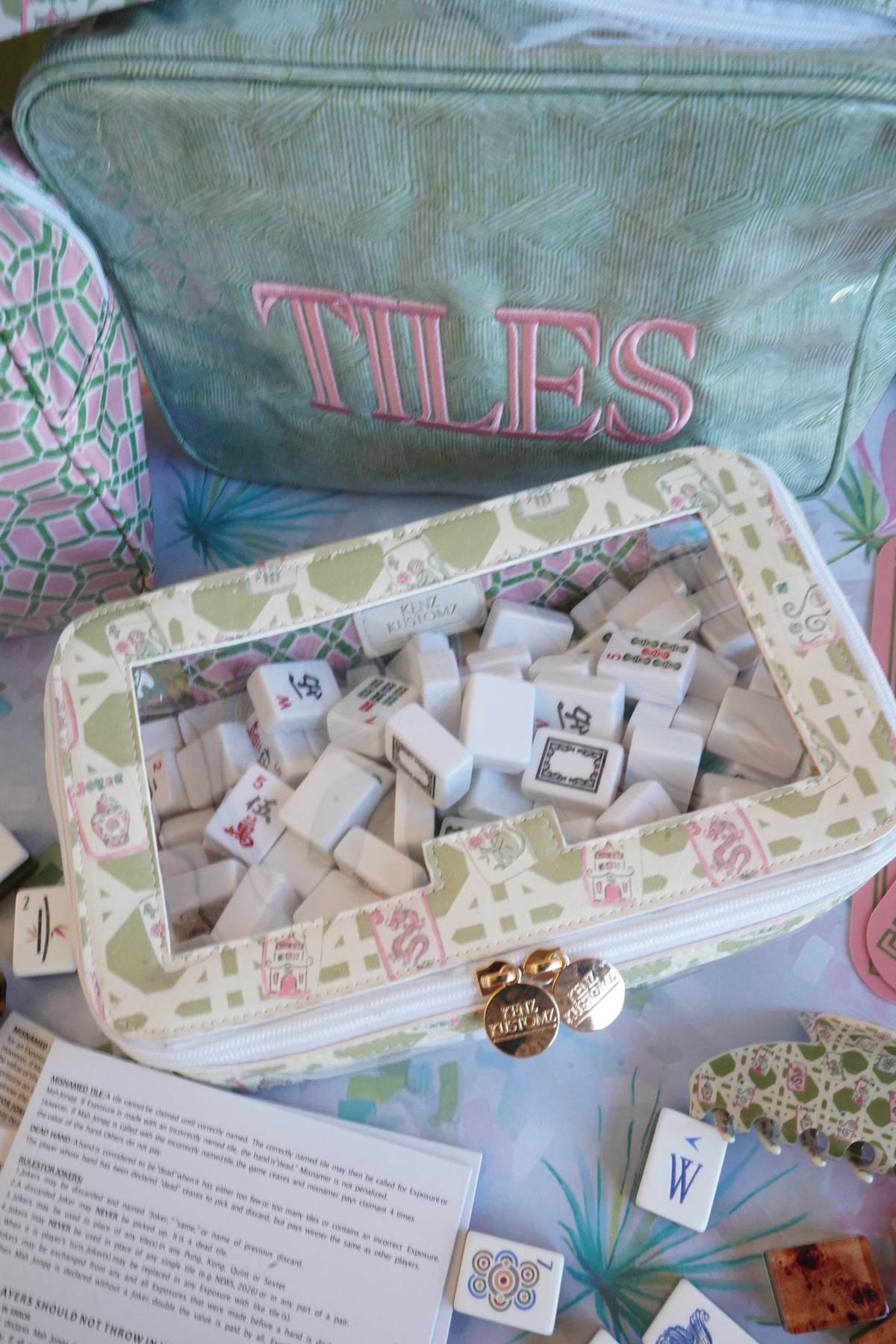Mahjong Tile Storage Bag