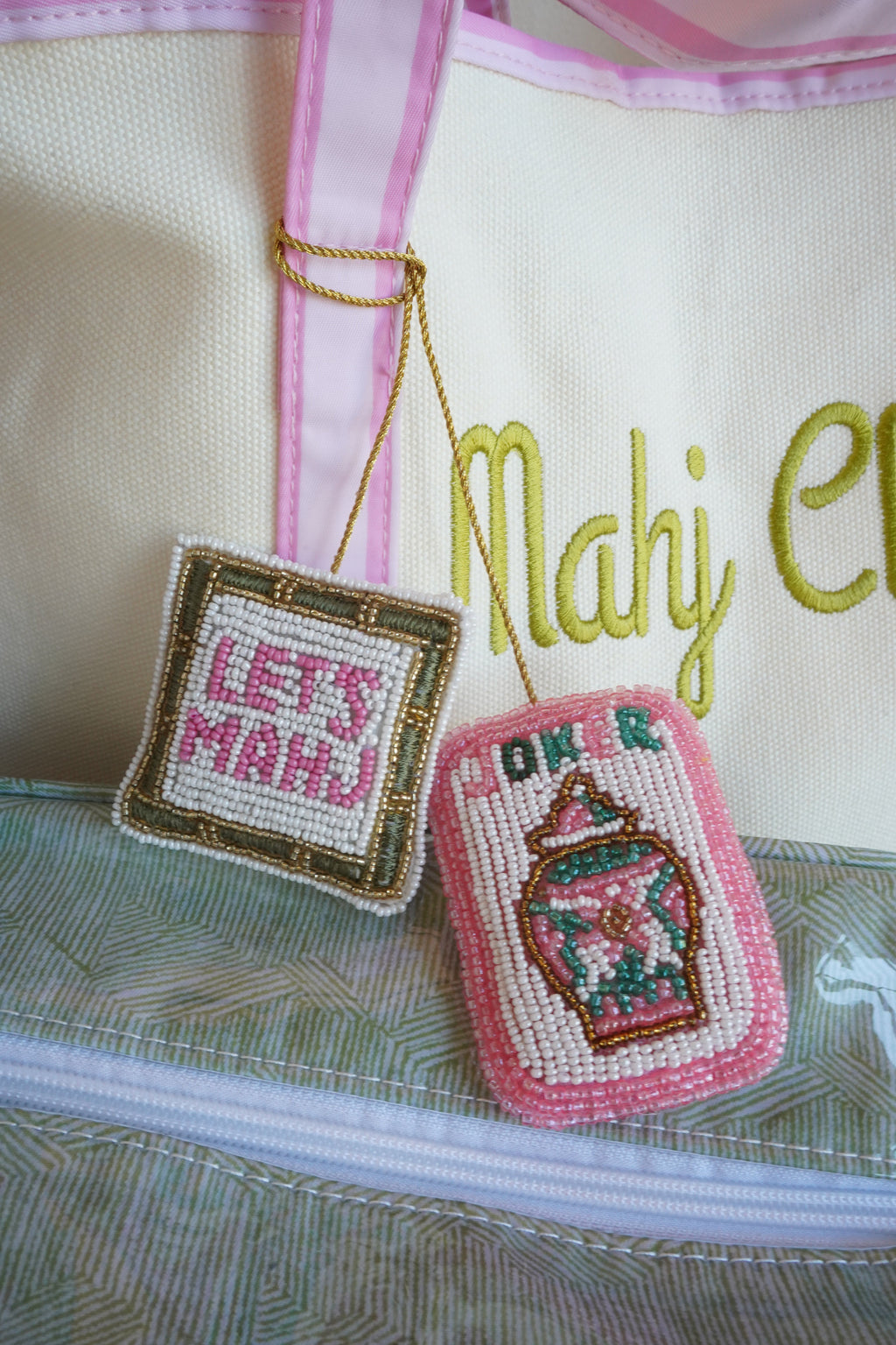 Hobbies Beaded Bag Charms