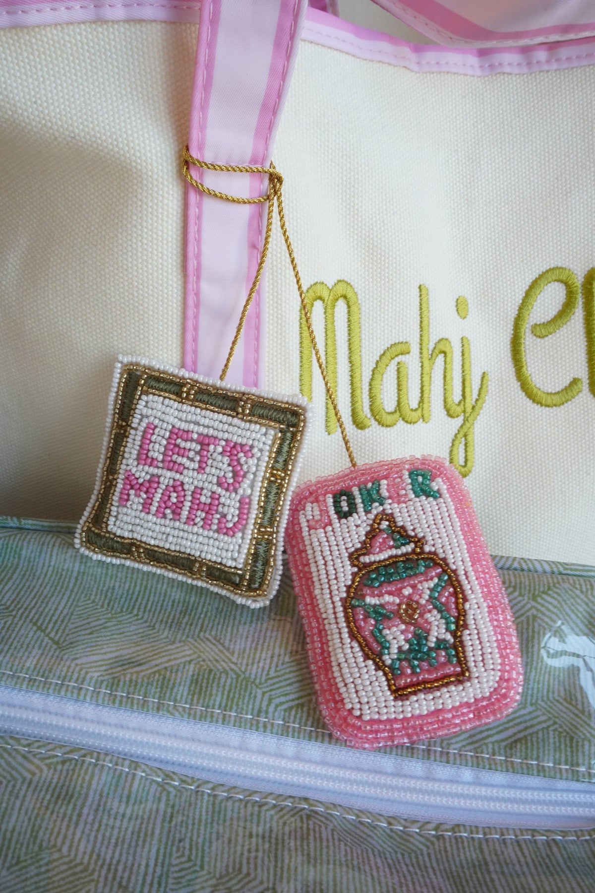 Hobbies Beaded Bag Charms