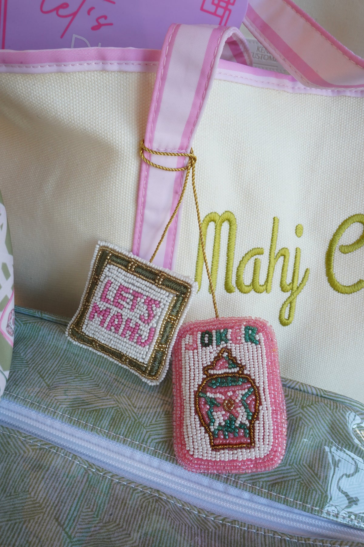 Hobbies Beaded Bag Charms