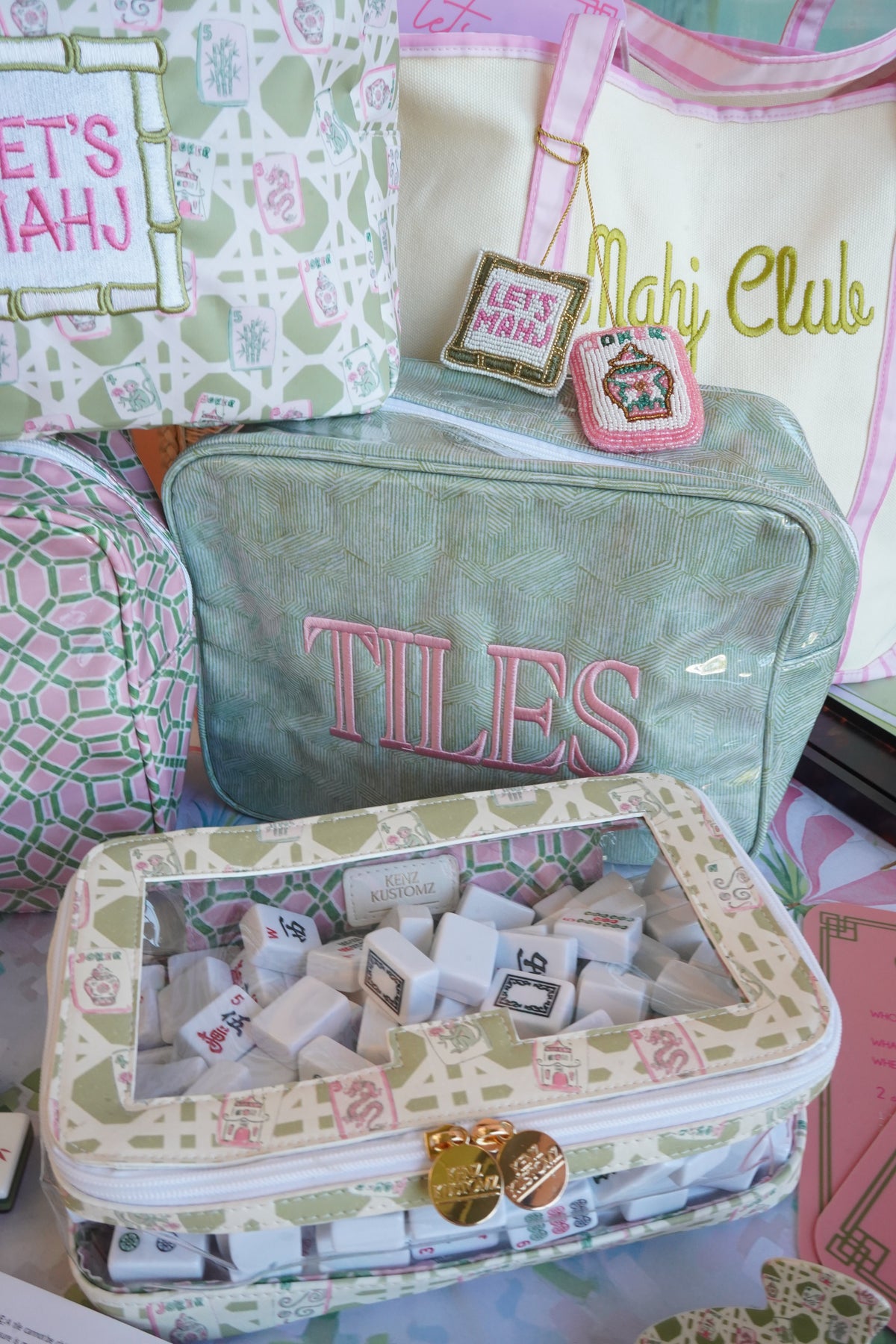 Mahjong Tile Storage Bag