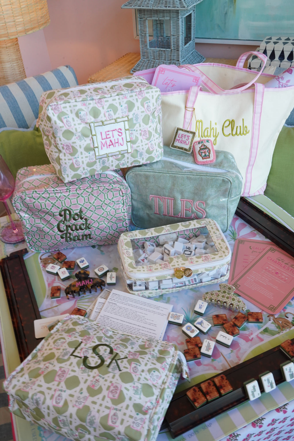 Mahjong Tile Storage Bag