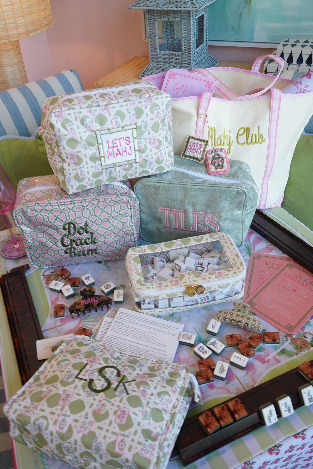 Mahjong Tile Storage Bag