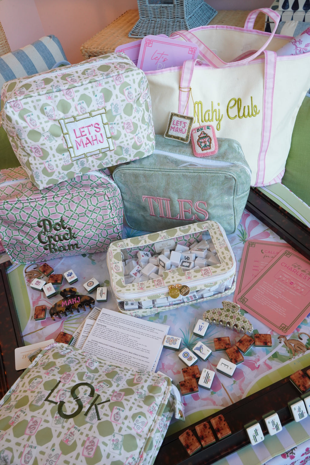 Mahjong Tile Storage Bag