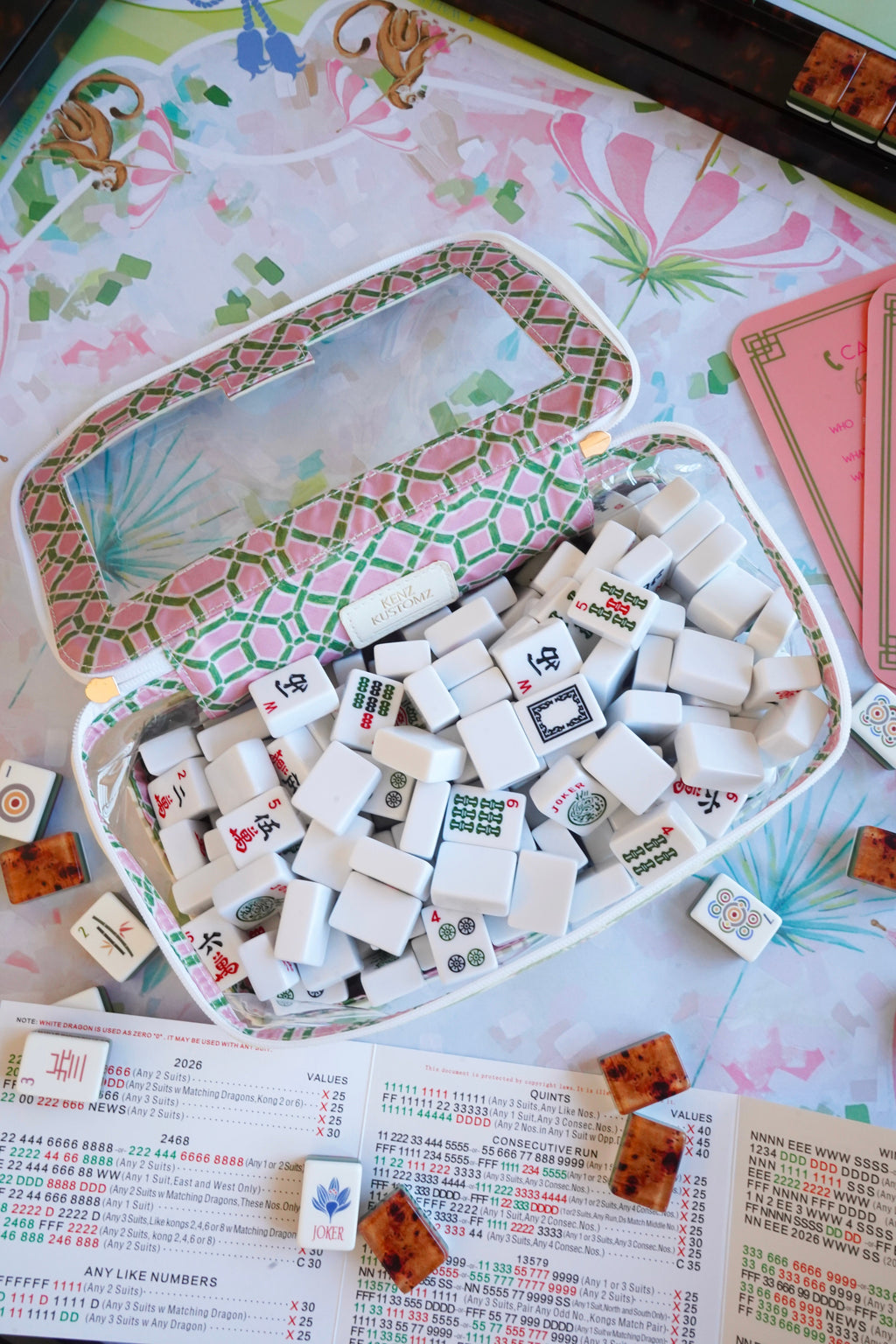 Mahjong Tile Storage Bag