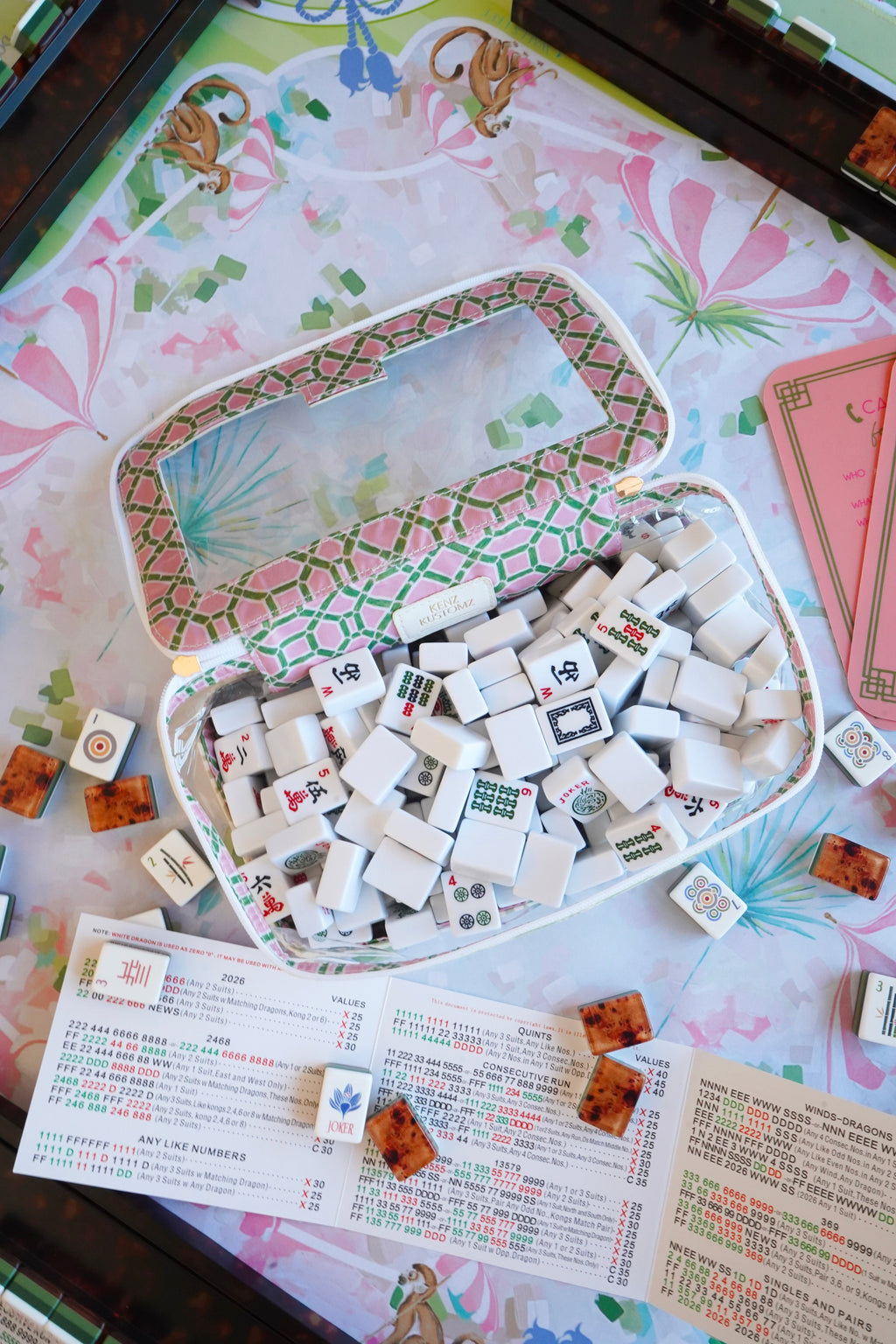 Mahjong Tile Storage Bag