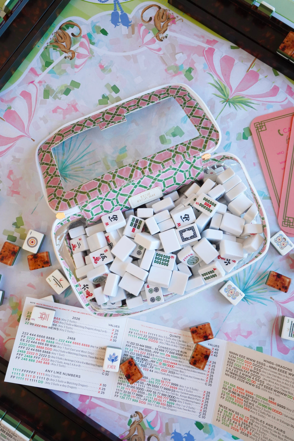 Mahjong Tile Storage Bag