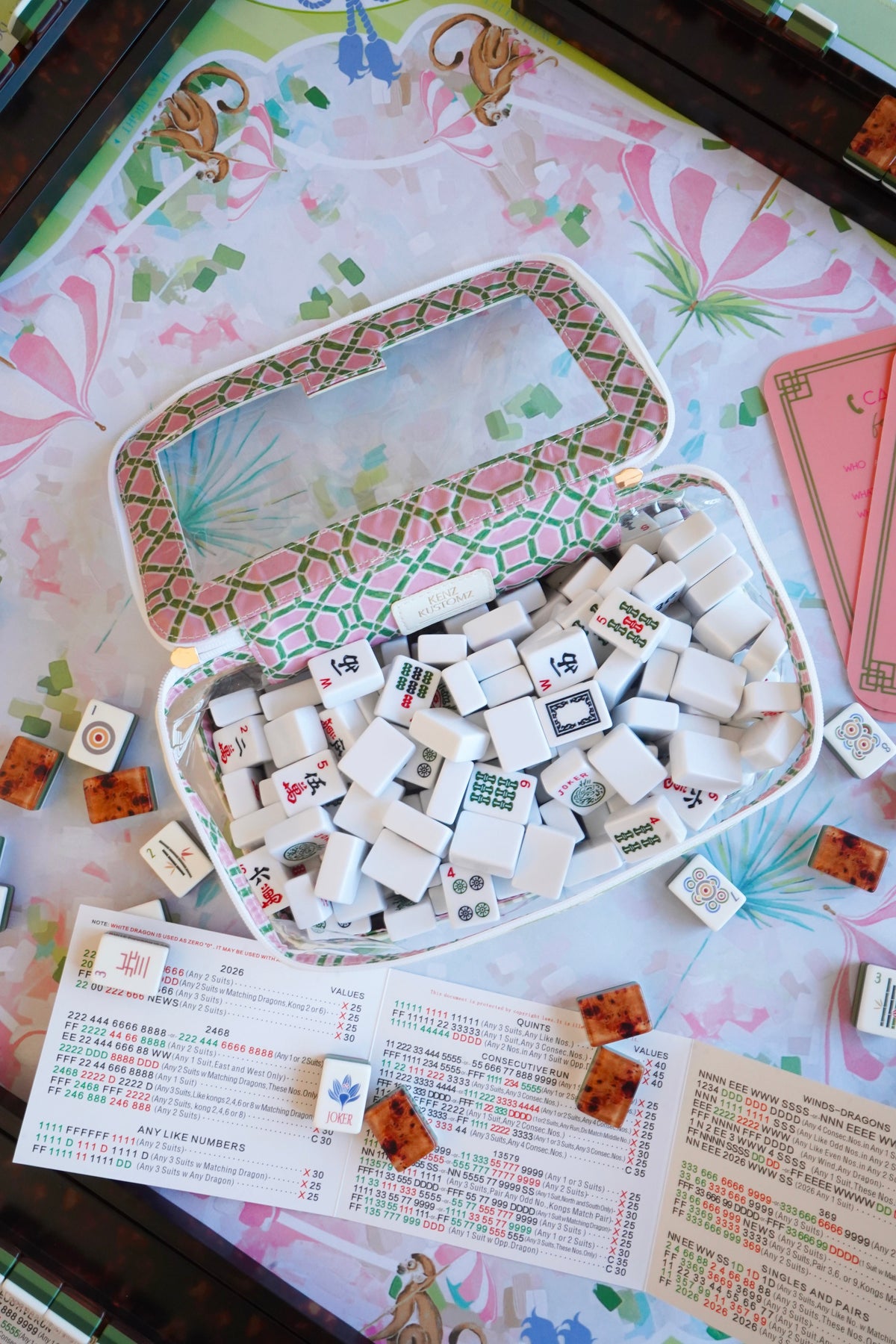 Mahjong Tile Storage Bag