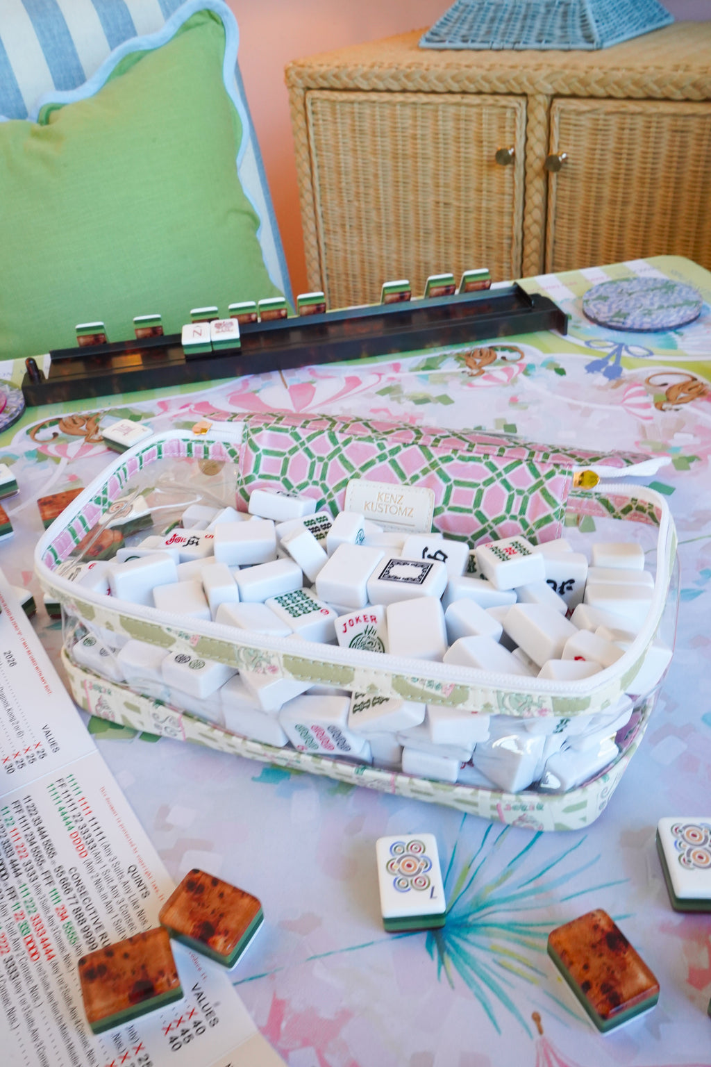 Mahjong Tile Storage Bag