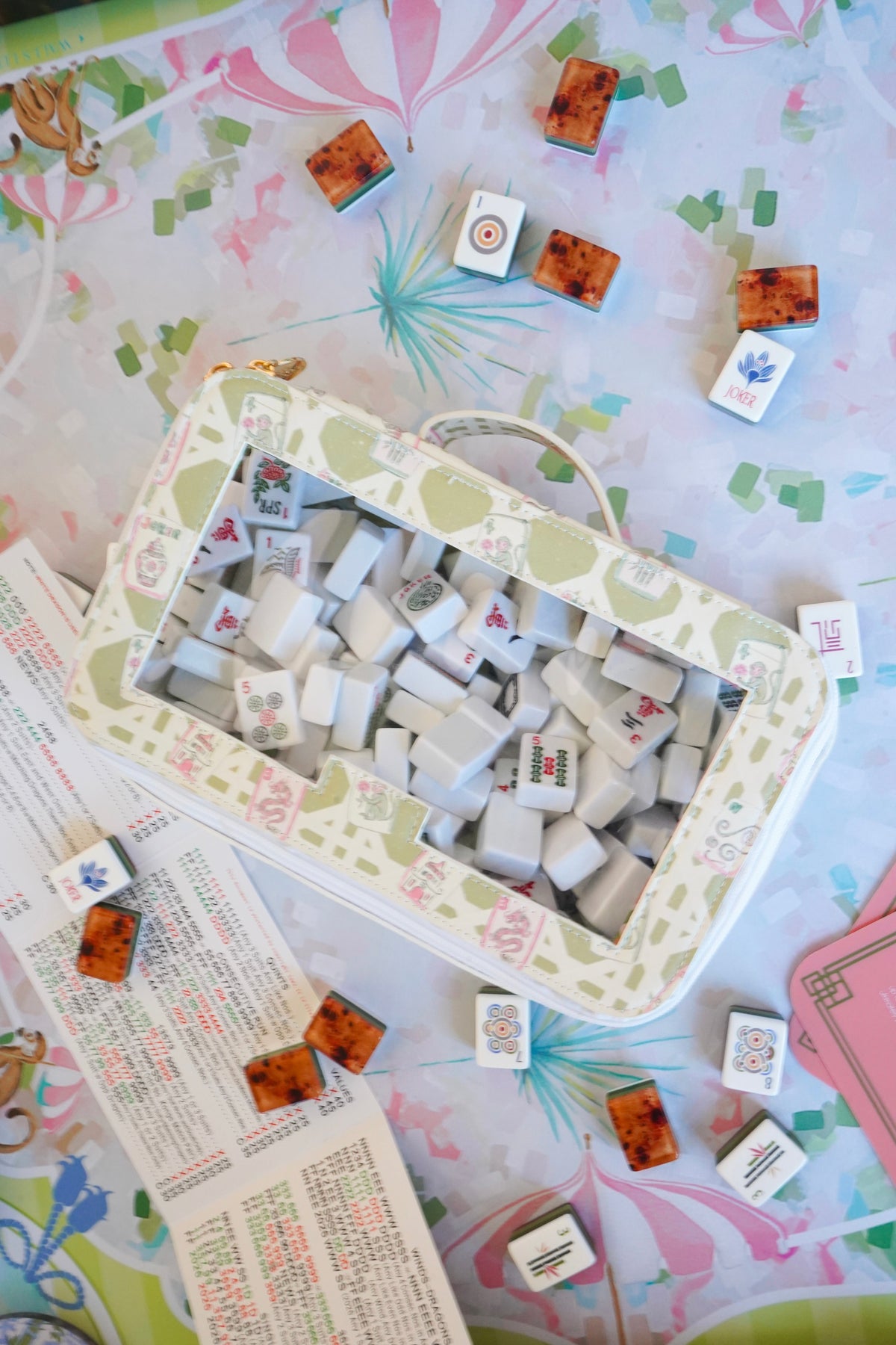 Mahjong Tile Storage Bag