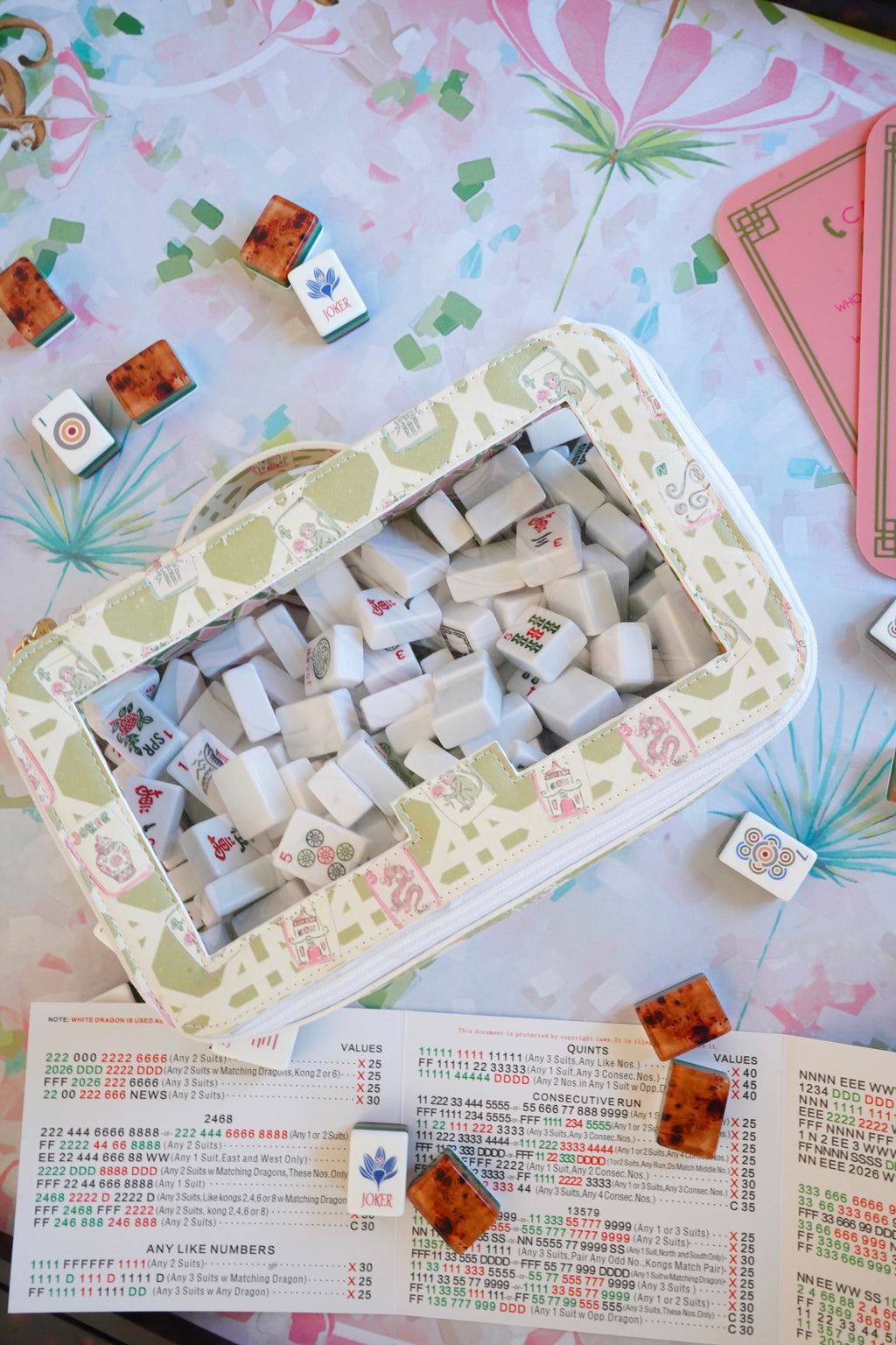 Mahjong Tile Storage Bag