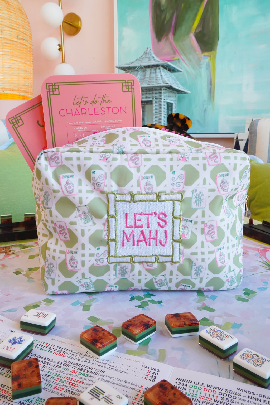 Let's Mahj - XL Travel Bag