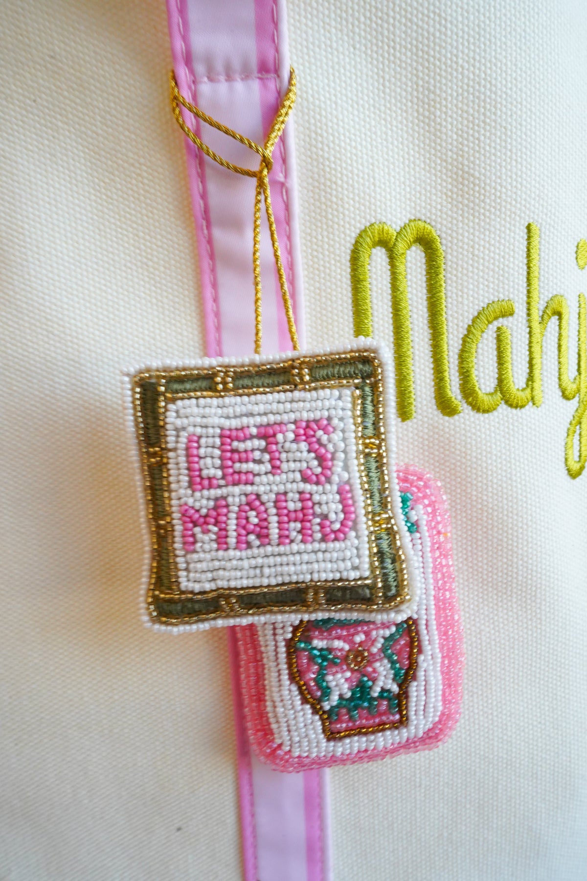 Hobbies Beaded Bag Charms