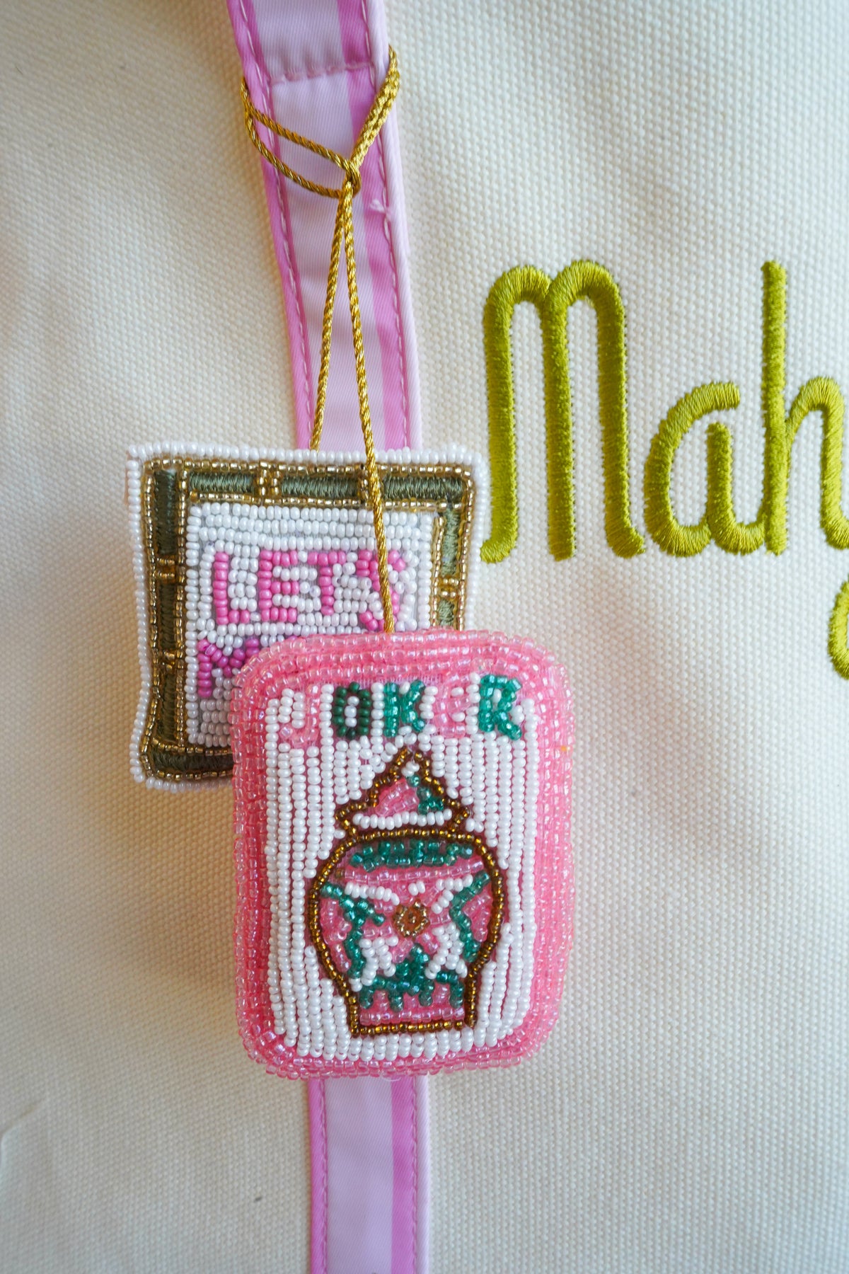 Hobbies Beaded Bag Charms