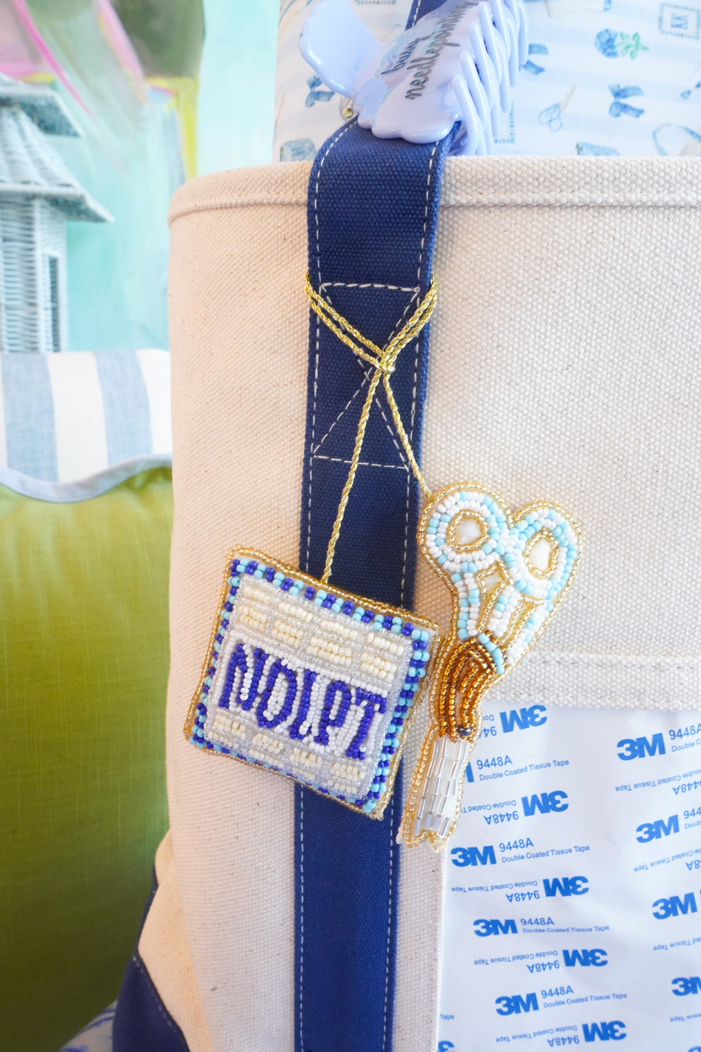 Hobbies Beaded Bag Charms