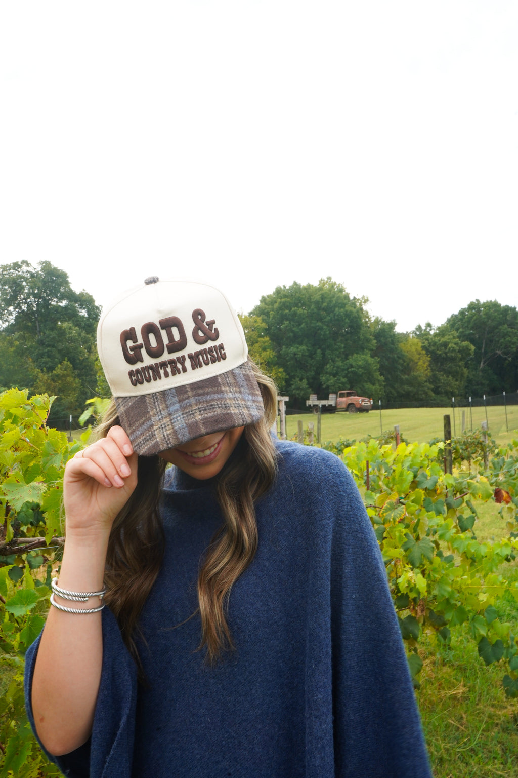 God & Country Music Trucker Hat