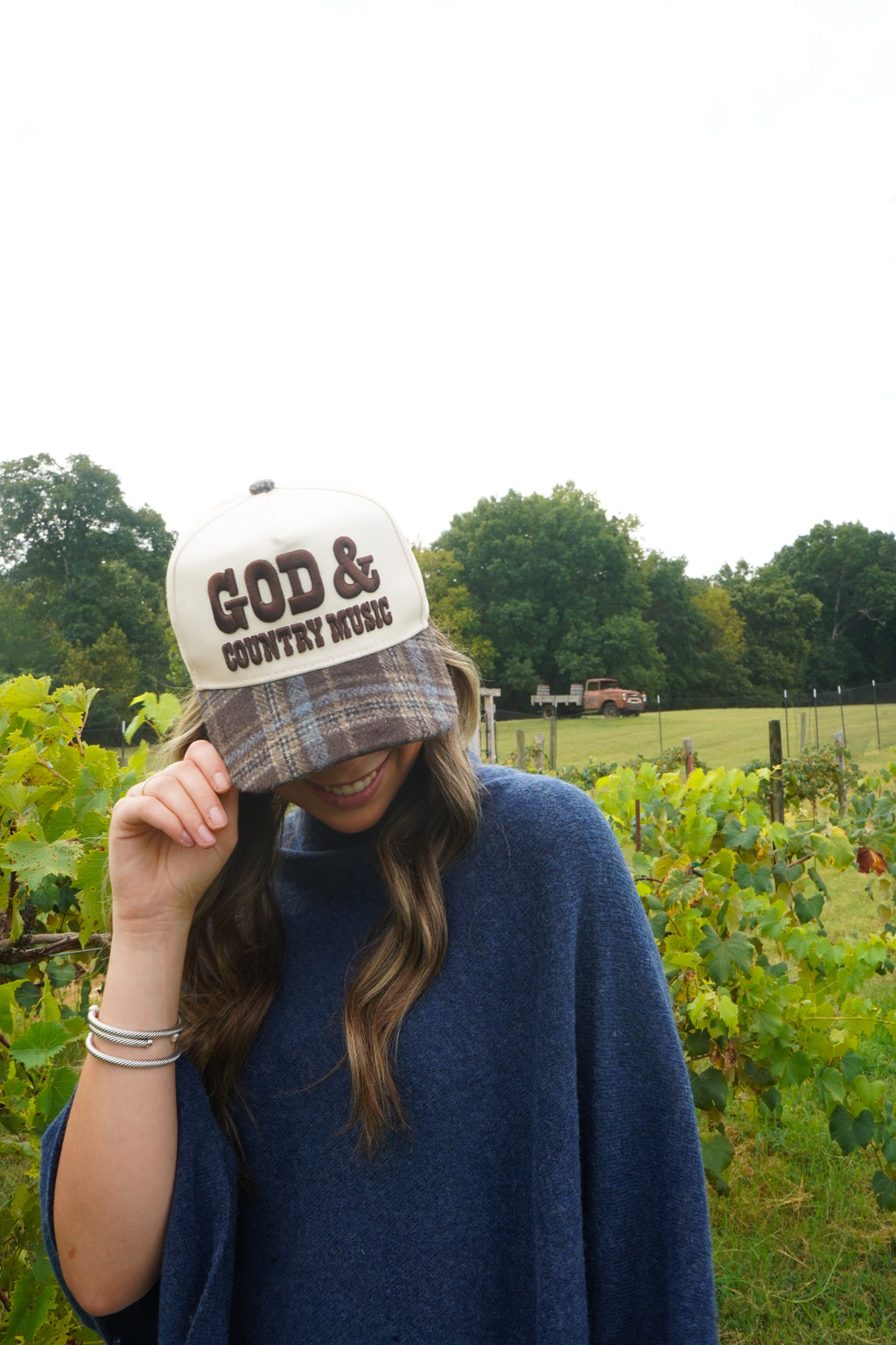 God & Country Music Trucker Hat