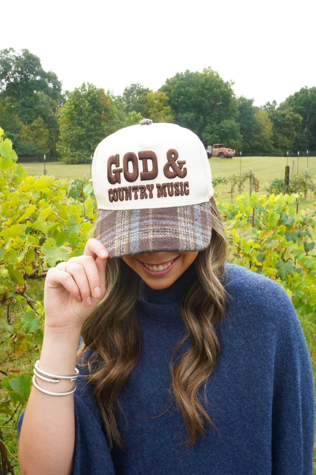God & Country Music Trucker Hat