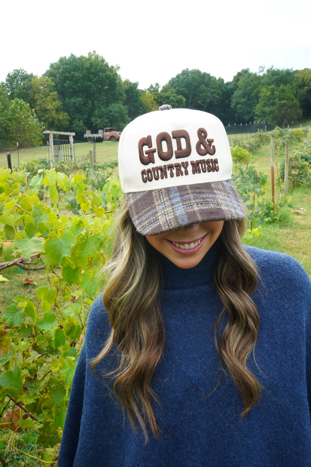 God & Country Music Trucker Hat