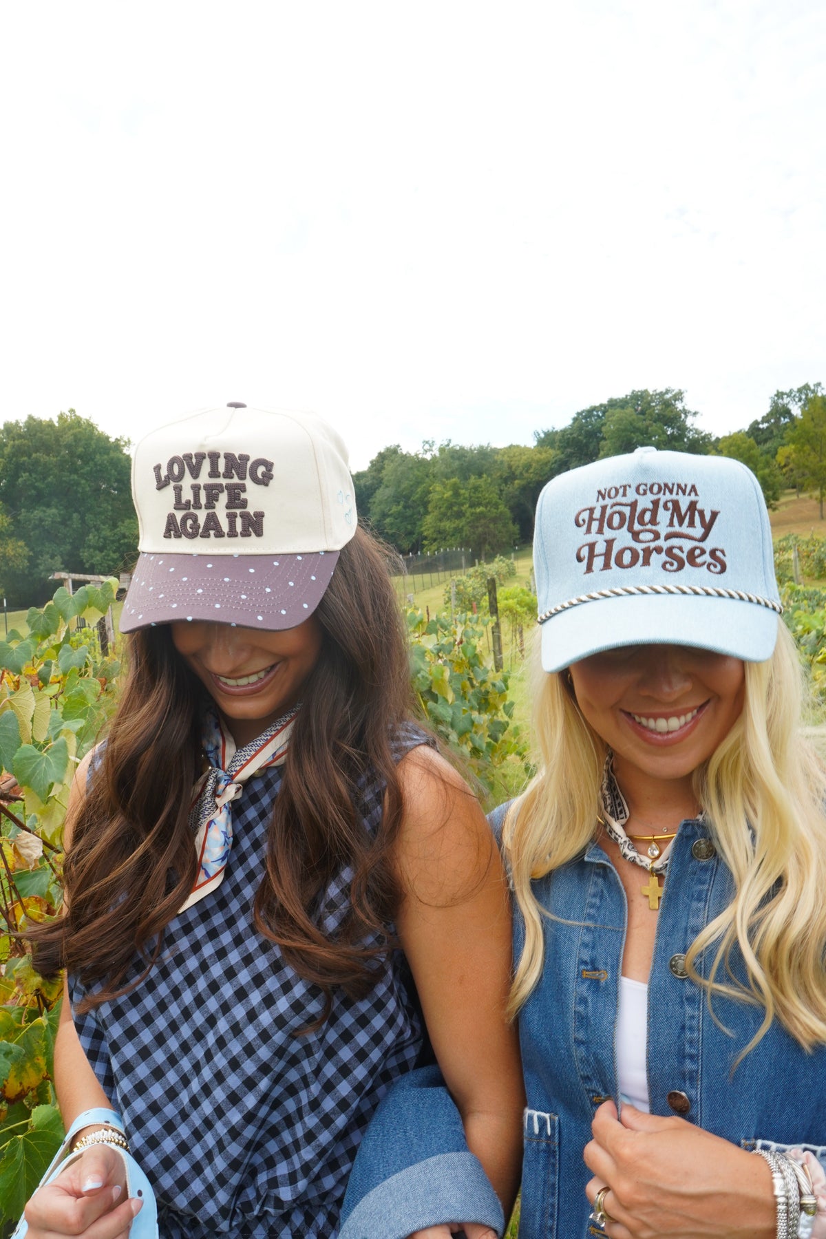 Hold My Horses - Denim Trucker Hat
