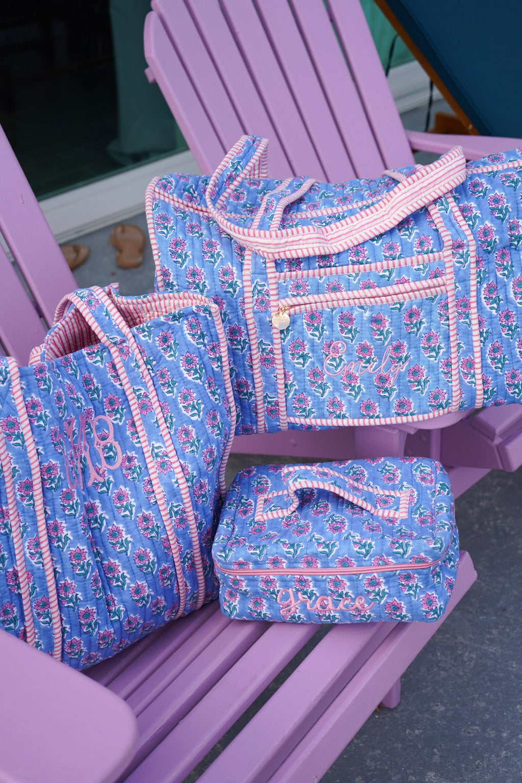 Quilted Block-Print Bag Collection