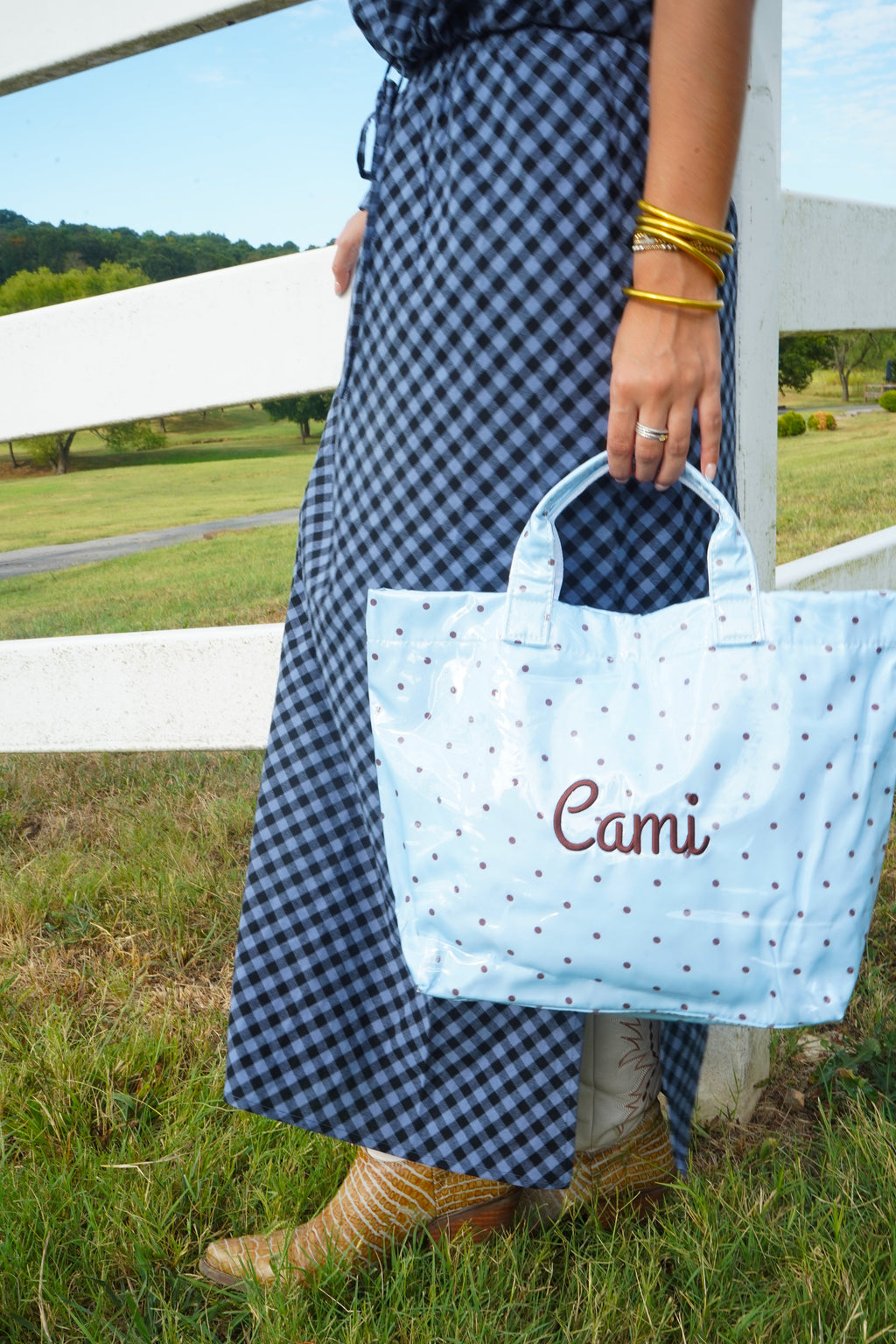 Cabana Clear Coat Tote - Fall Collection | Customizable