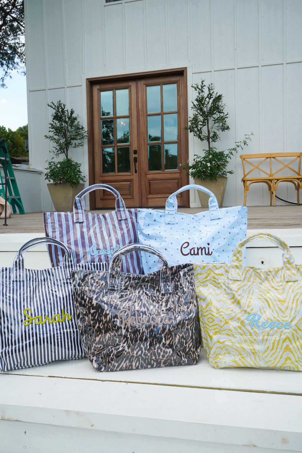 Cabana Clear Coat Tote - Fall Collection | Customizable