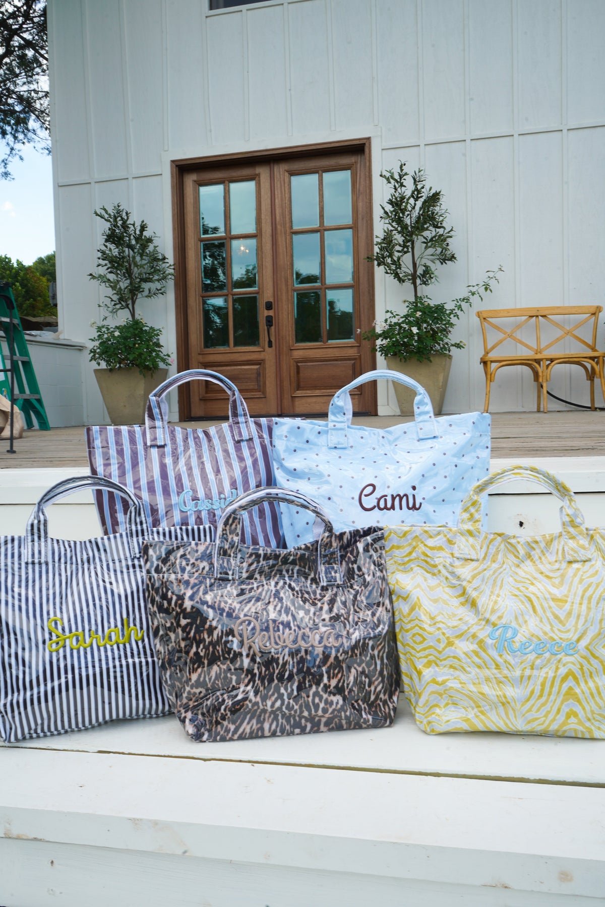 Cabana Clear Coat Tote - Fall Collection | Customizable