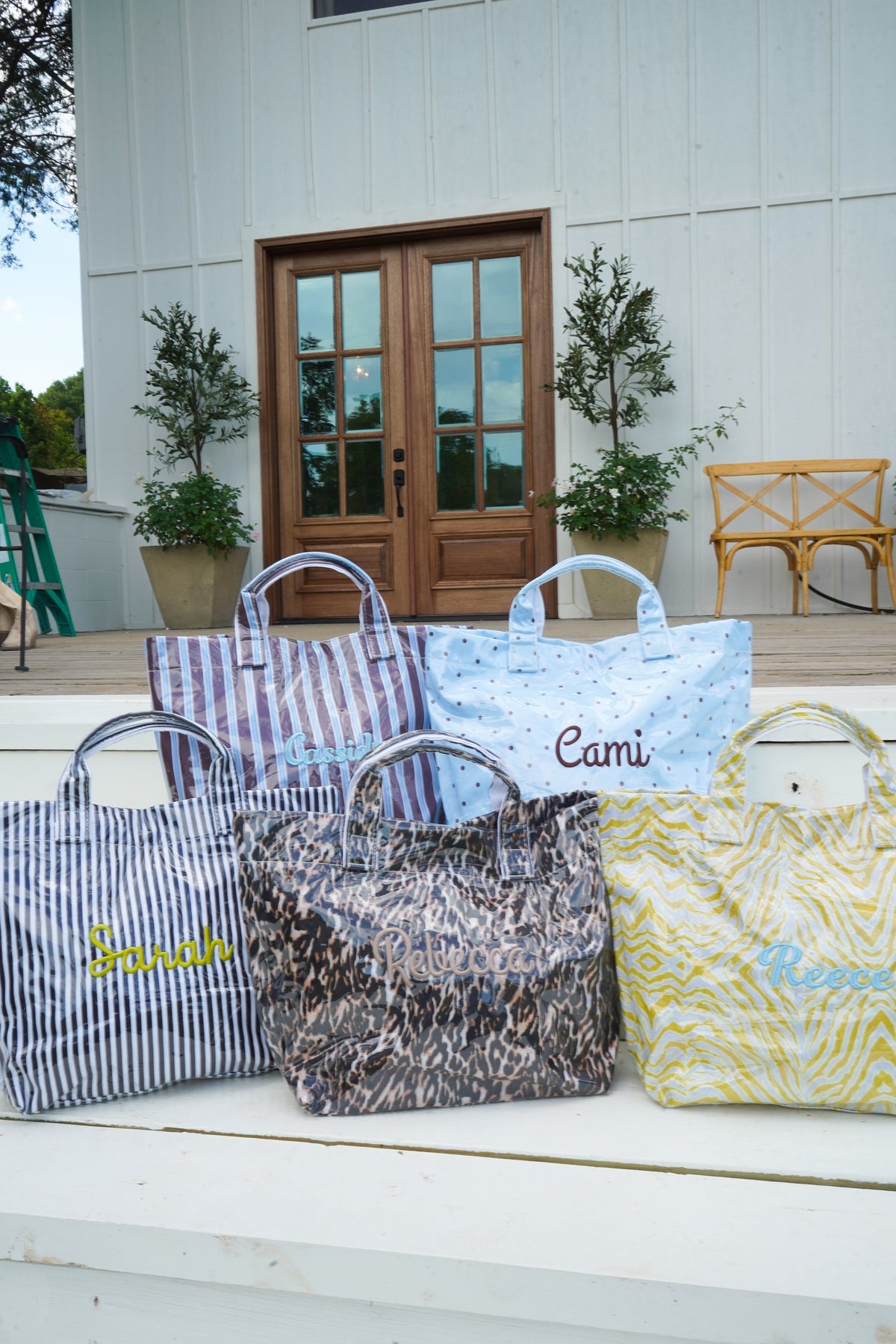 Cabana Clear Coat Tote - Fall Collection | Customizable