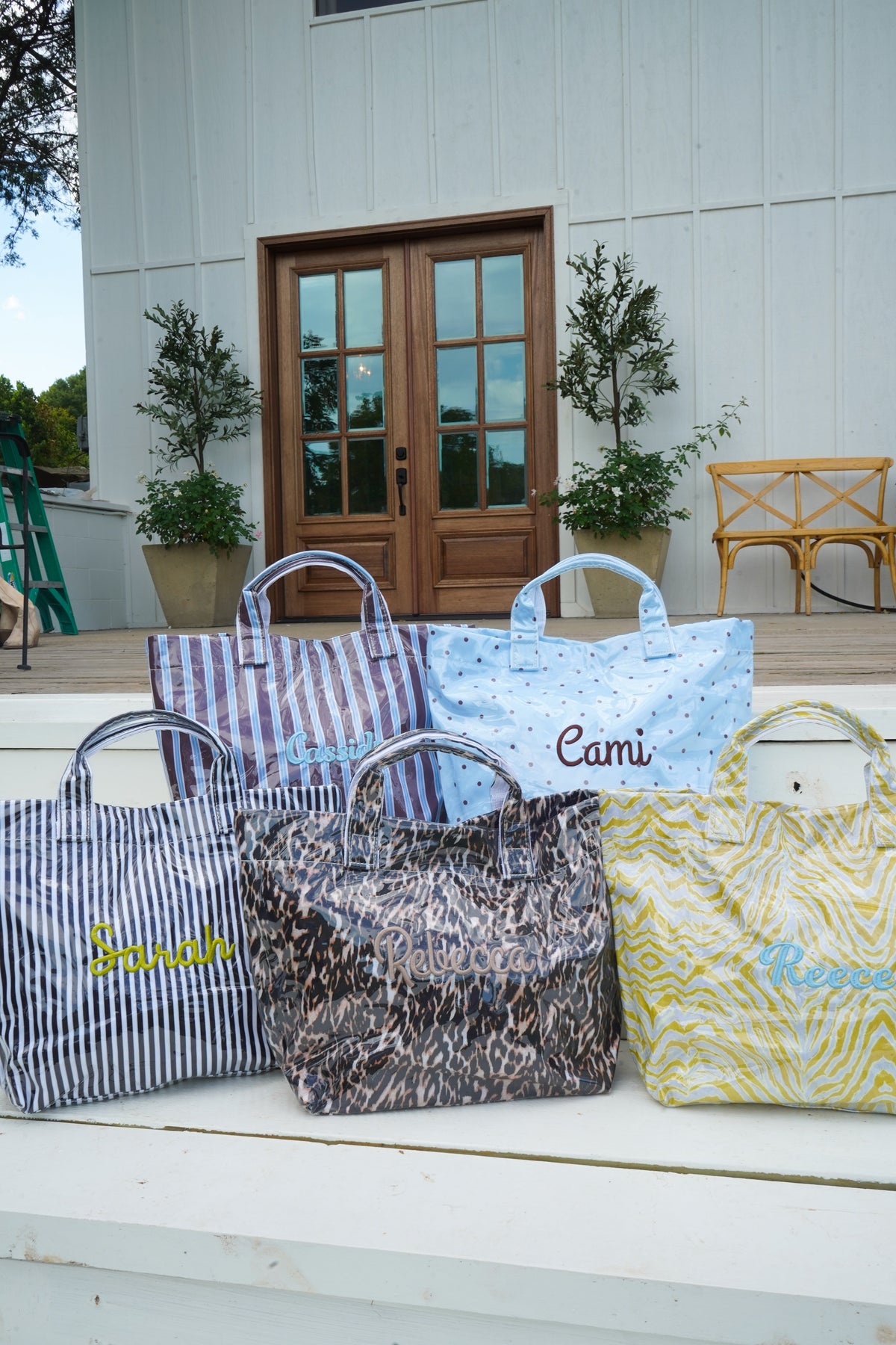 Cabana Clear Coat Tote - Fall Collection | Customizable